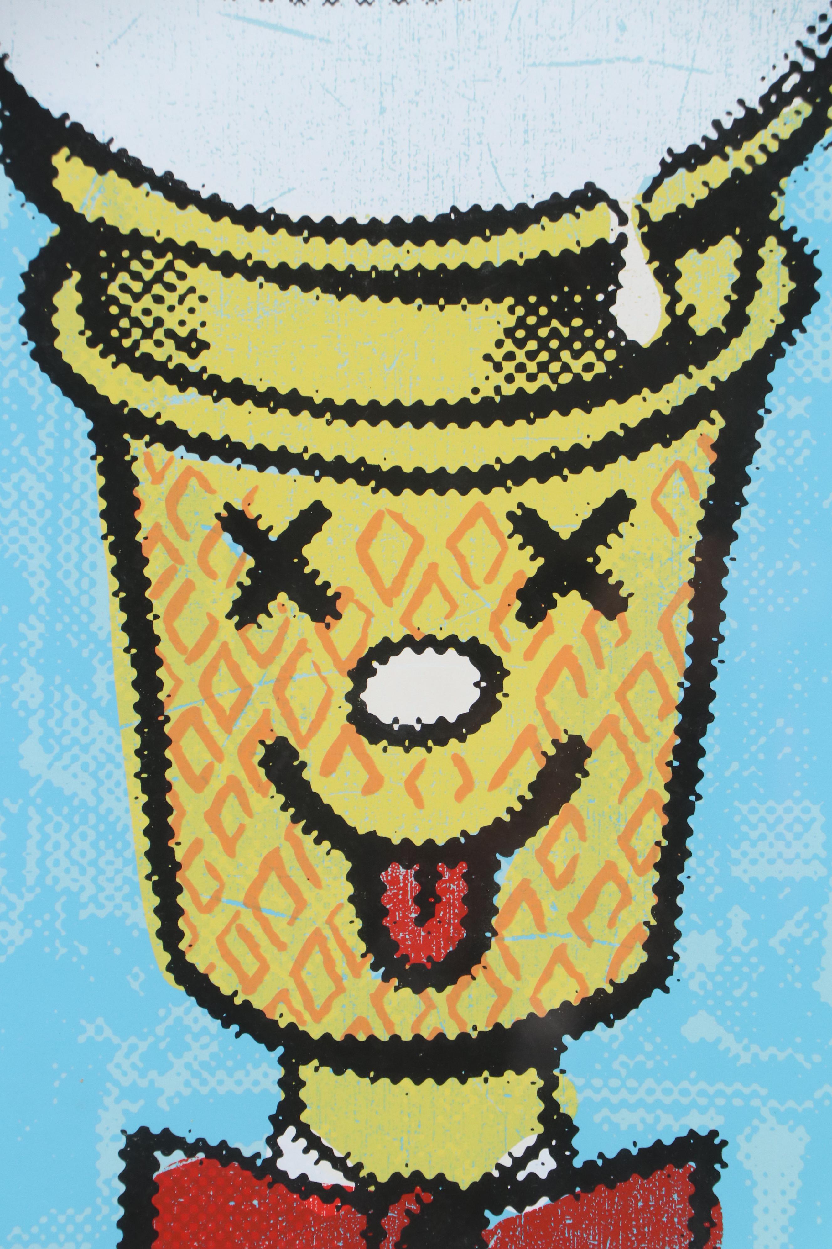 Travis Cain Serigraph "Frostee X," 2011