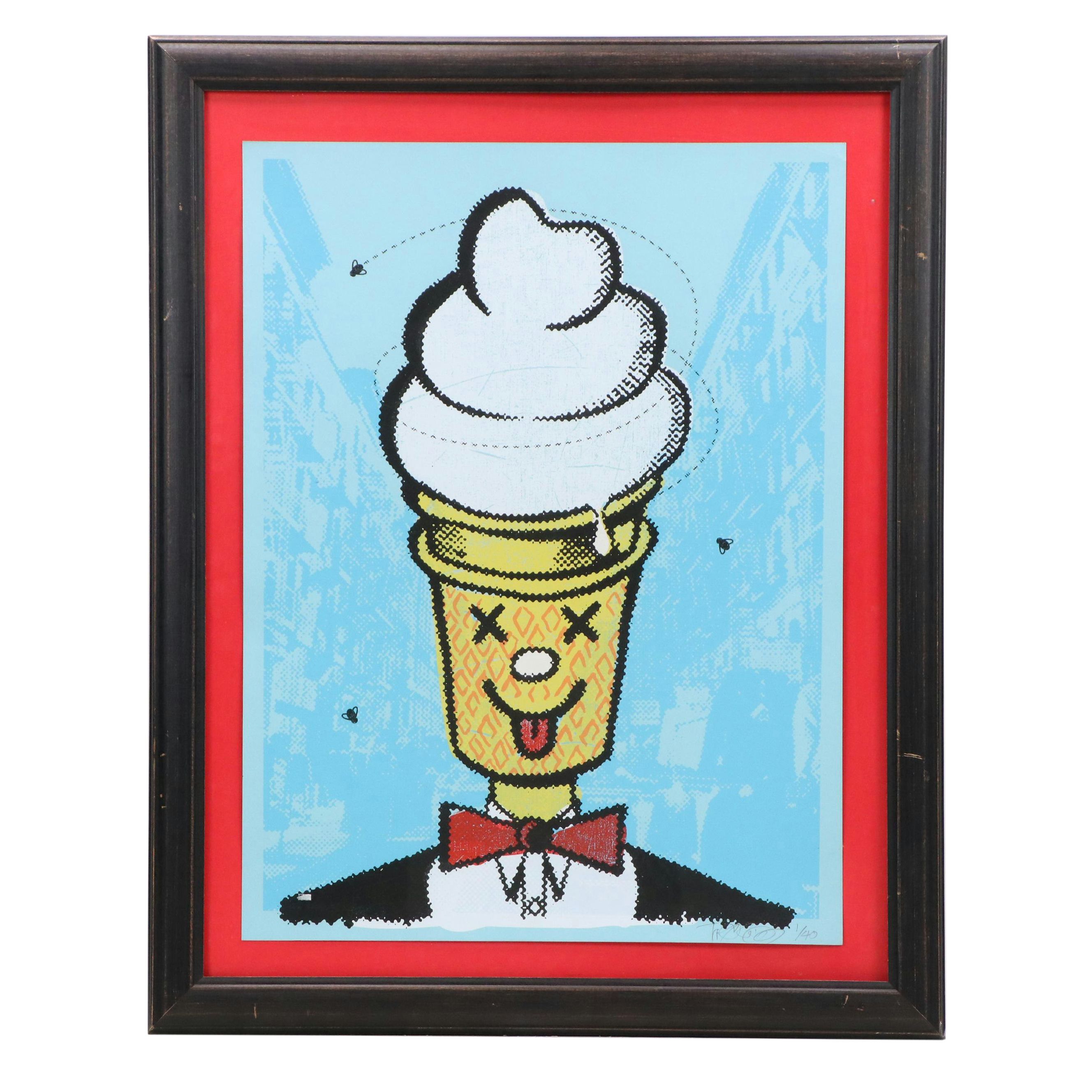 Travis Cain Serigraph "Frostee X," 2011