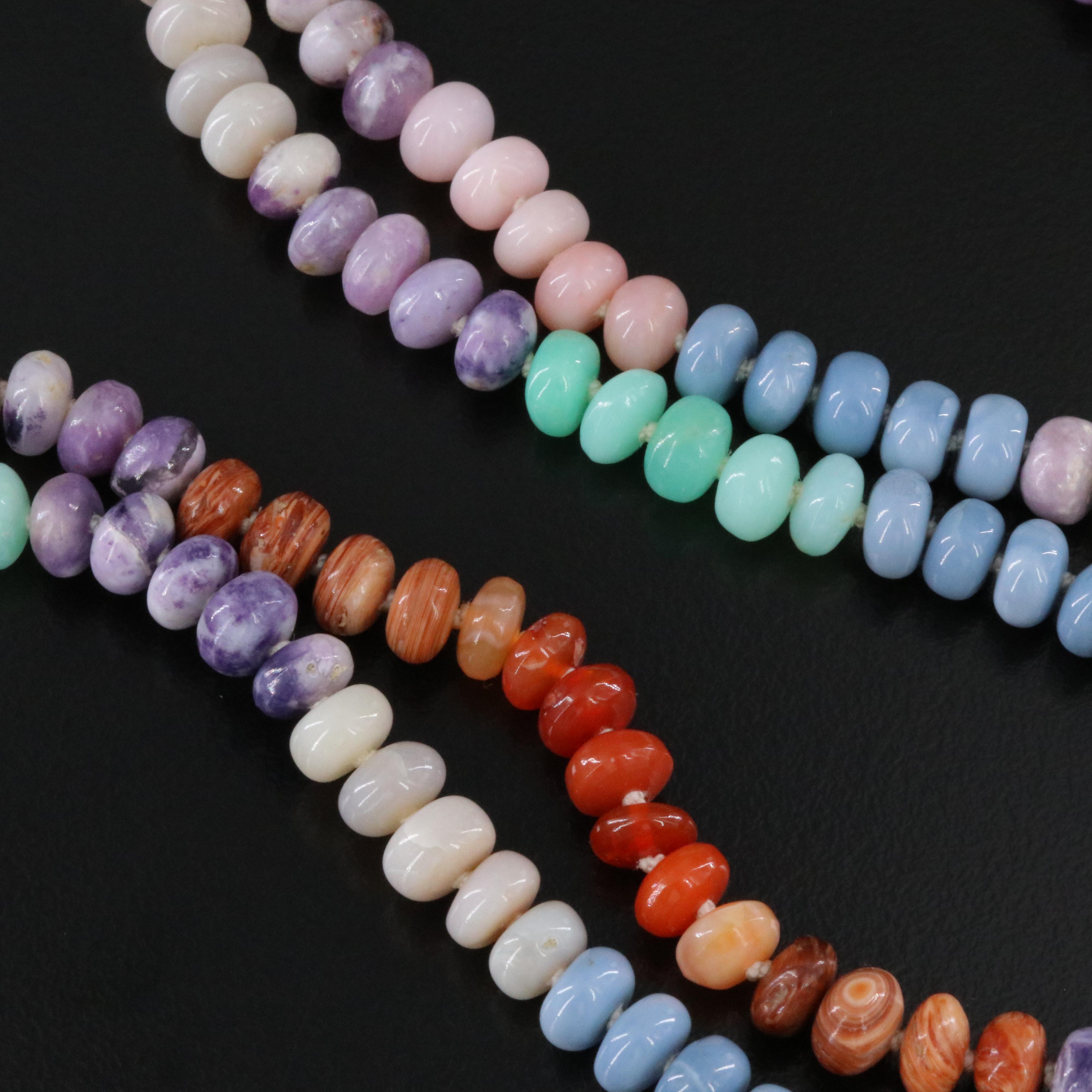 Sheryl Lowe Gemstone Sterling Necklace with Diamond Fleur-de-Lis Pendant