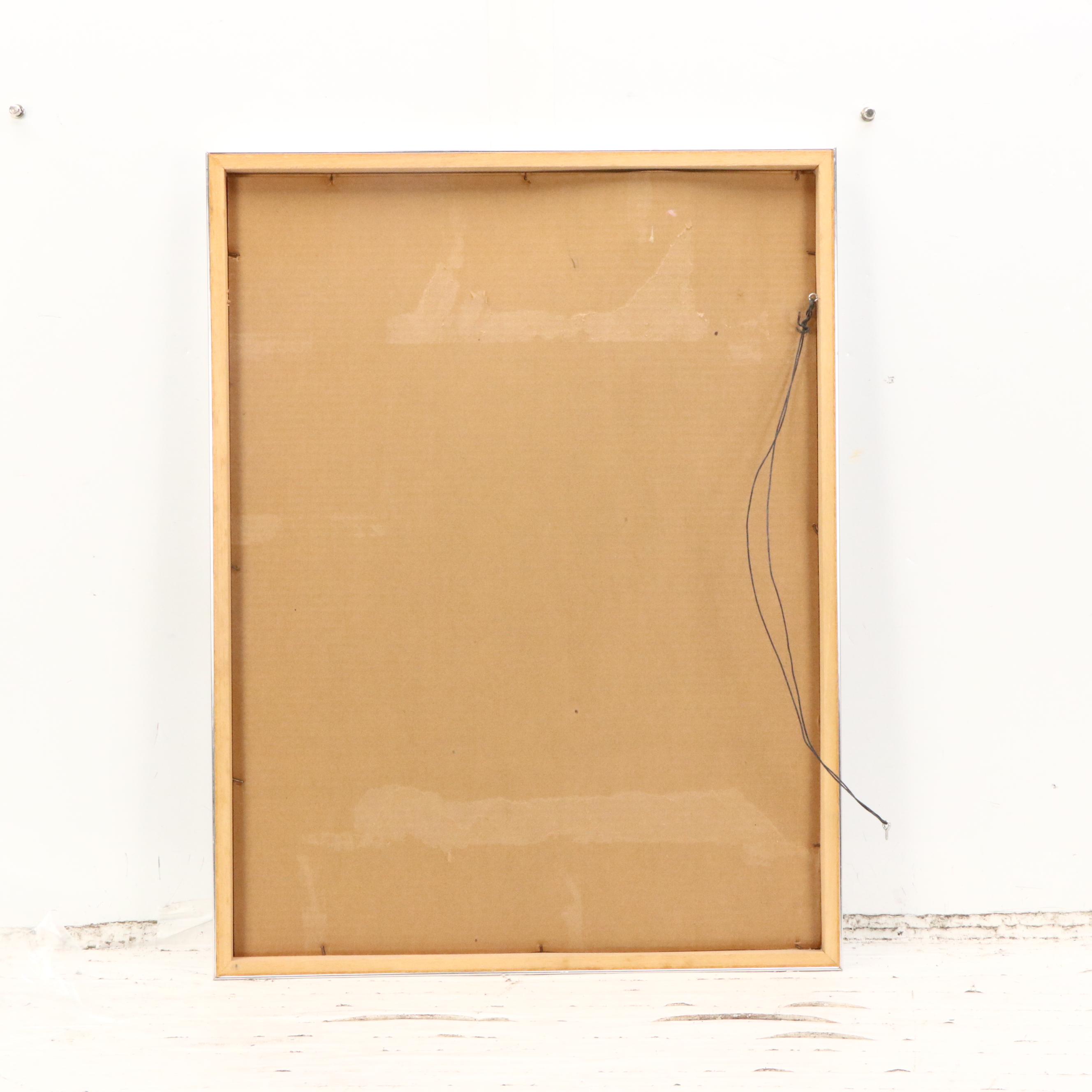 Arts and Crafts Style Offset Lithographic Calendar Print "May"