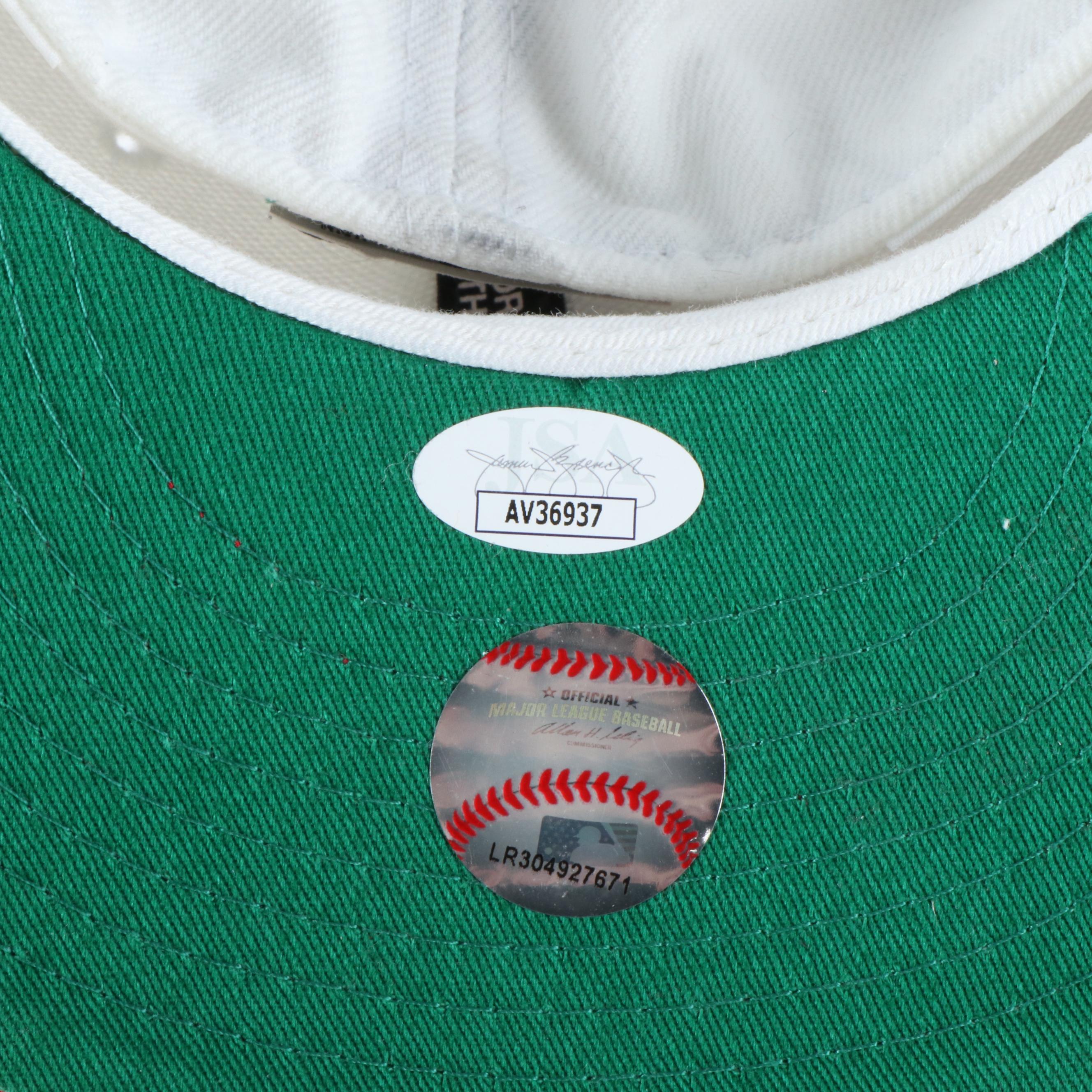 Tony Perez, Frank Robinson, and Sparky Anderson Signed Cincinnati Reds Hats, JSA