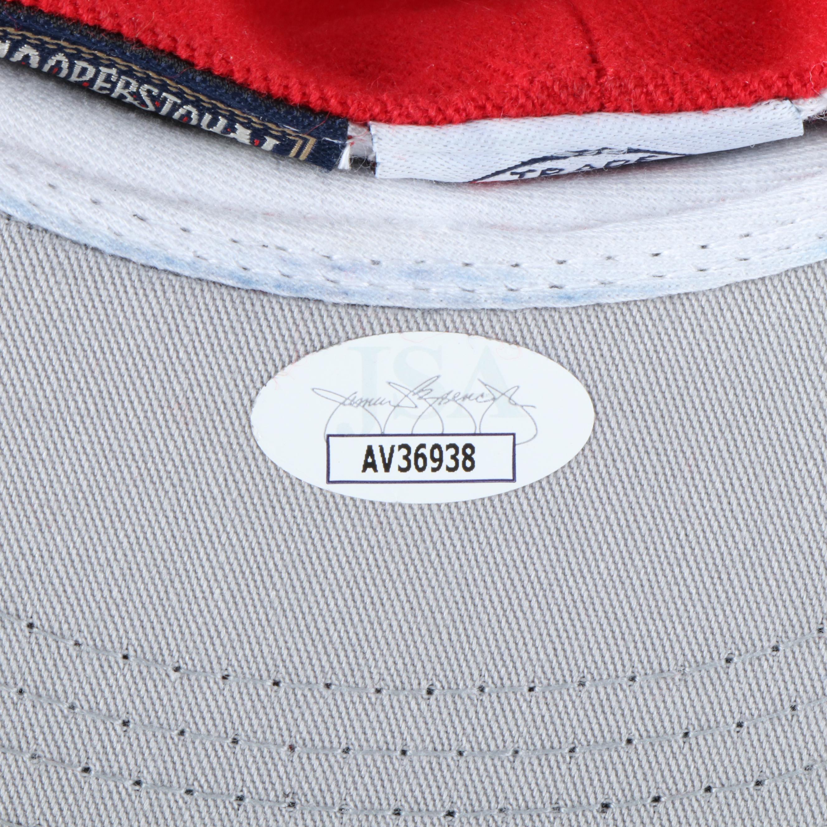 Tony Perez, Frank Robinson, and Sparky Anderson Signed Cincinnati Reds Hats, JSA