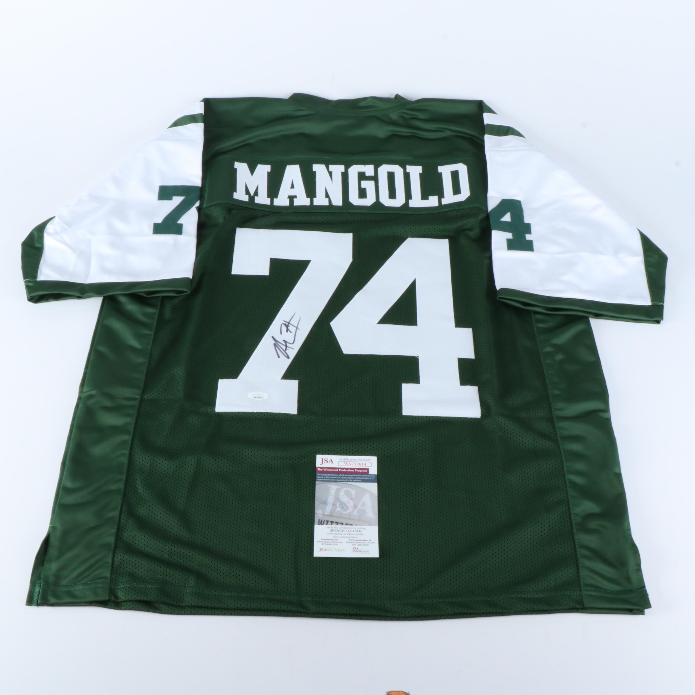 Dominic Rhodes, Nick Mangold, Jaylon Johnson, and More Signed Jerseys, JSA