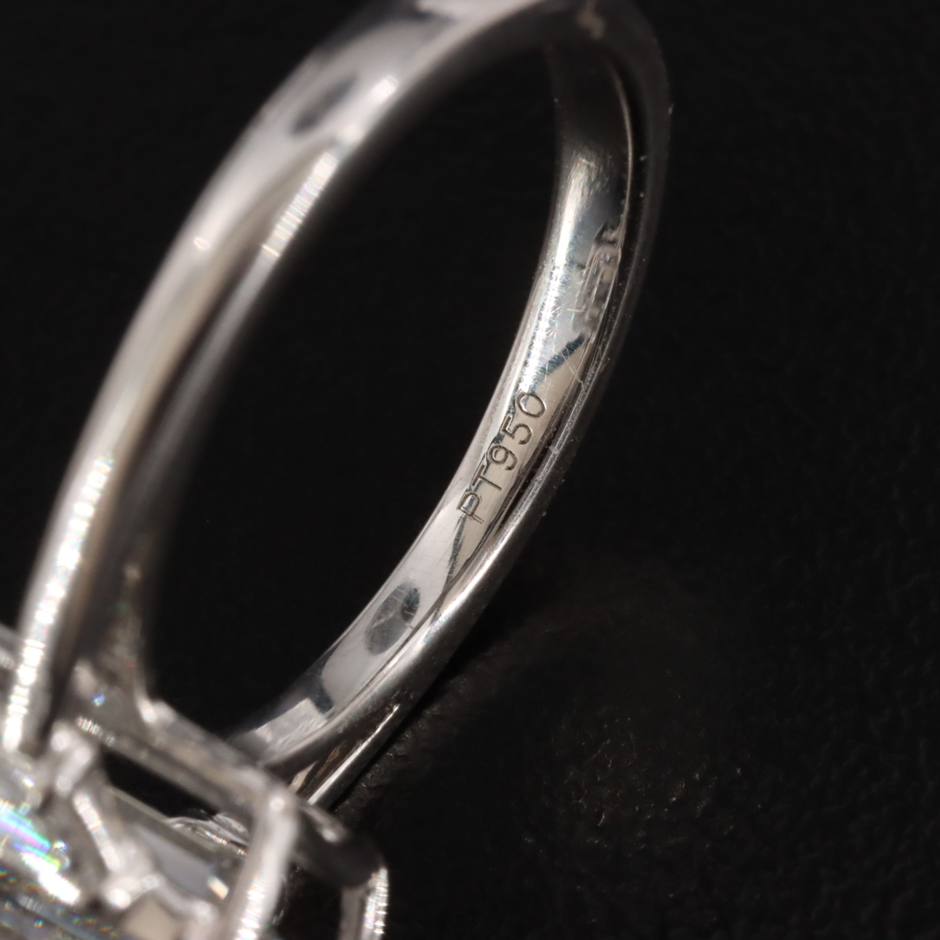 Platinum 5.54 CTW Lab Grown Diamond Ring with IGI Report