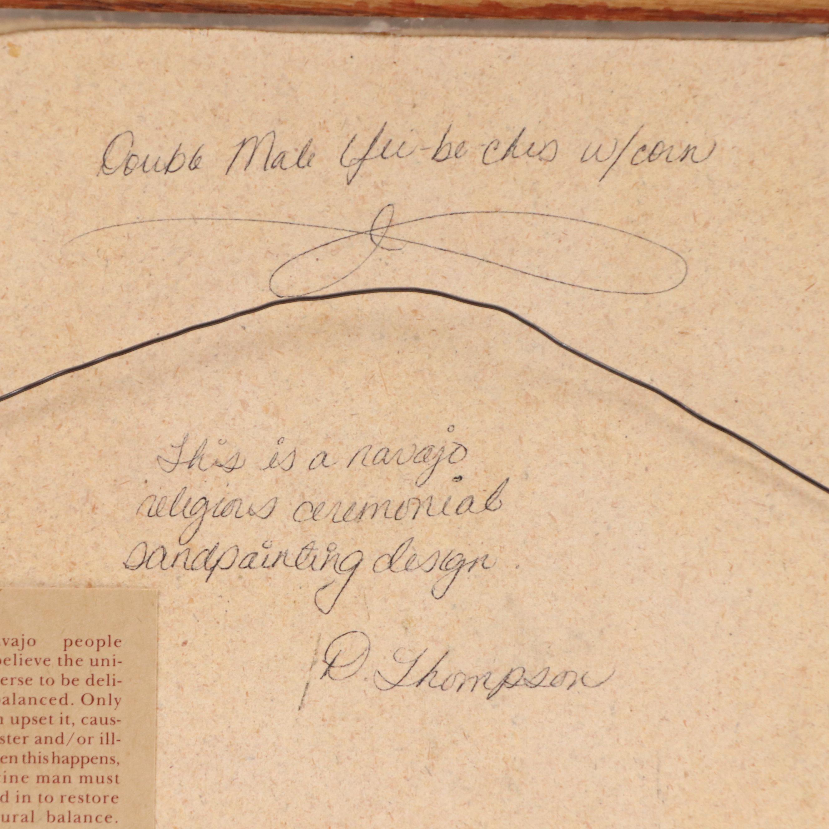 Dianne Thompson Navajo Sandpainting