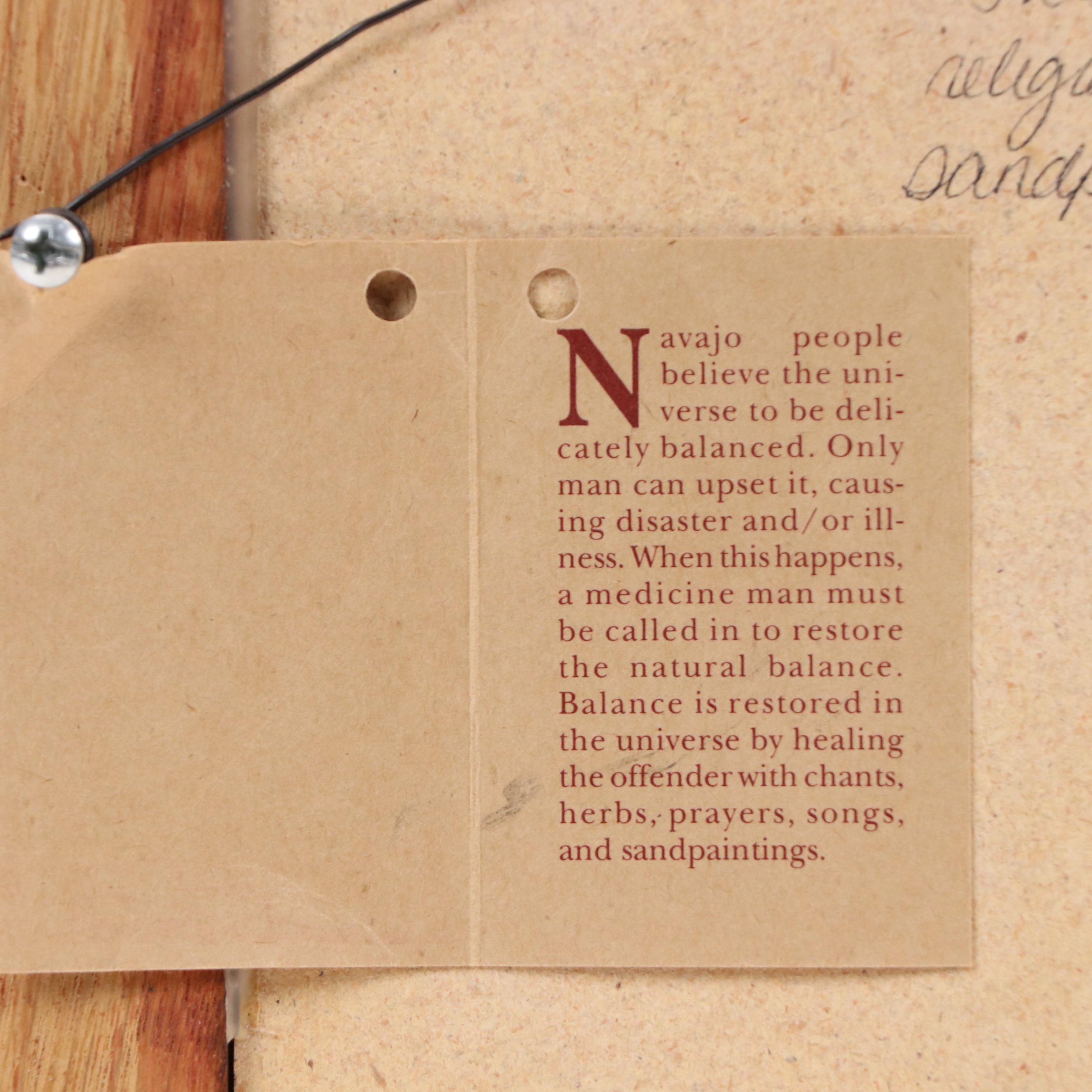 Dianne Thompson Navajo Sandpainting