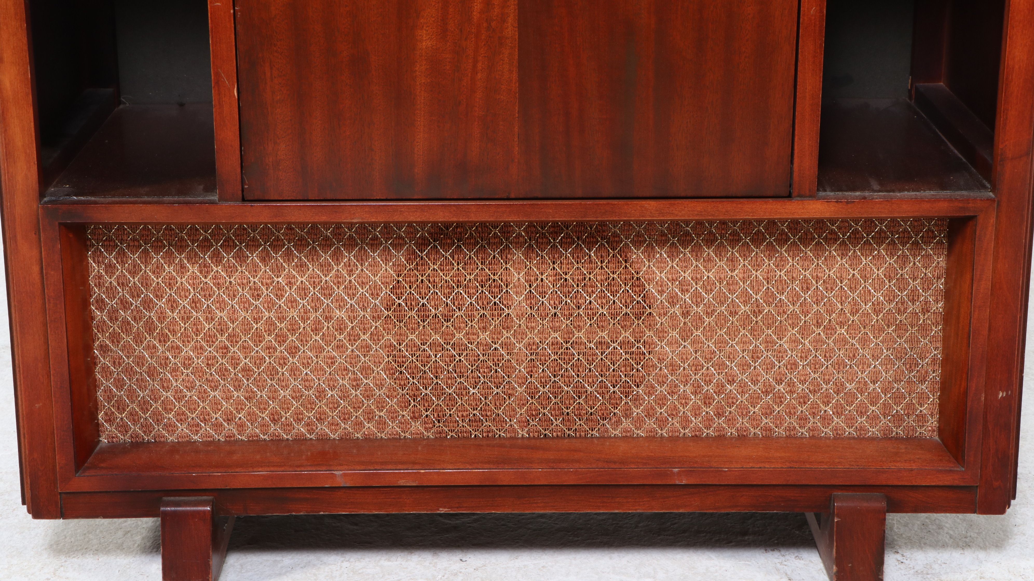 Philco Mahogany Radio Console with Turntable