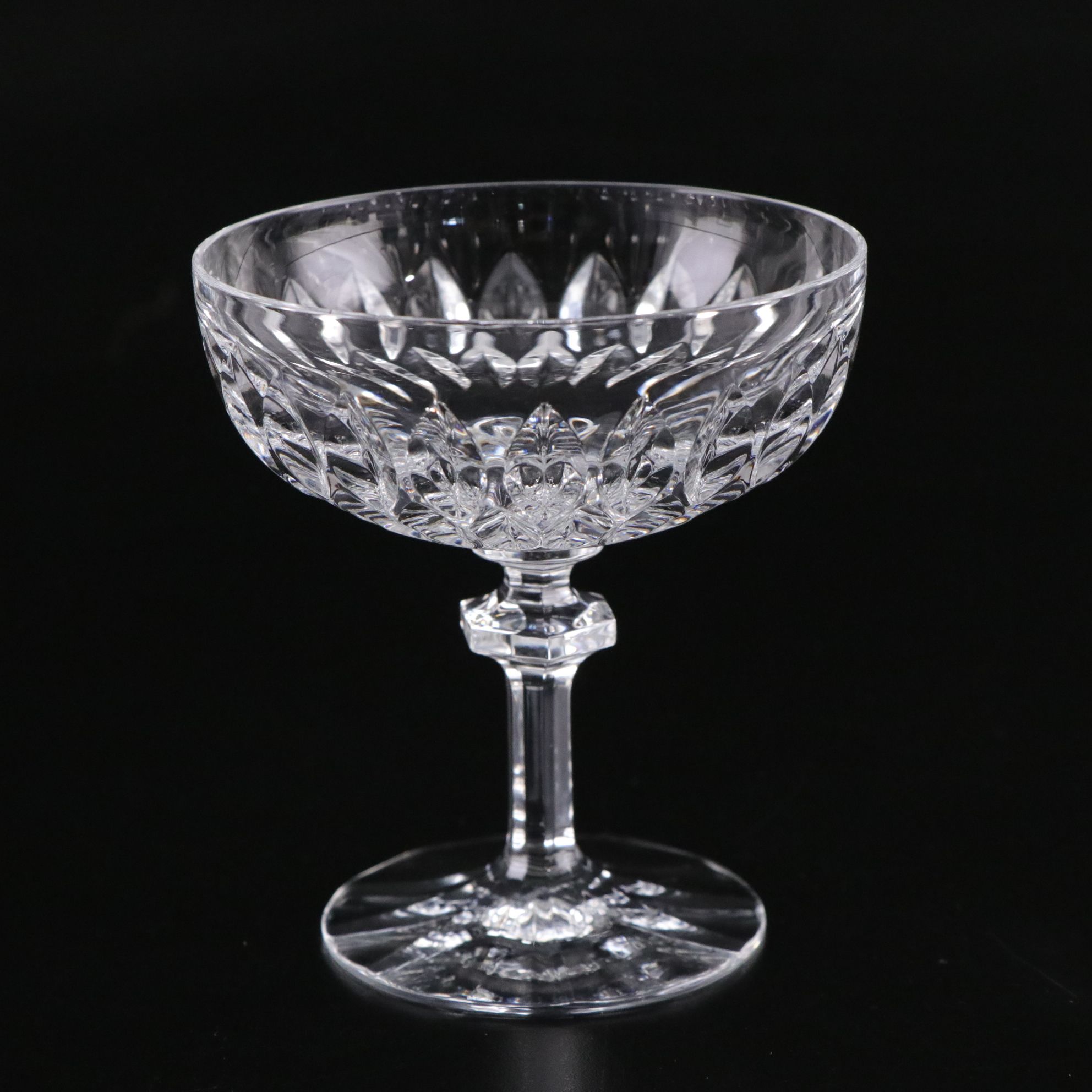 Seven Gorham "Althea" Crystal Champagne or Tall Sherbet Stems