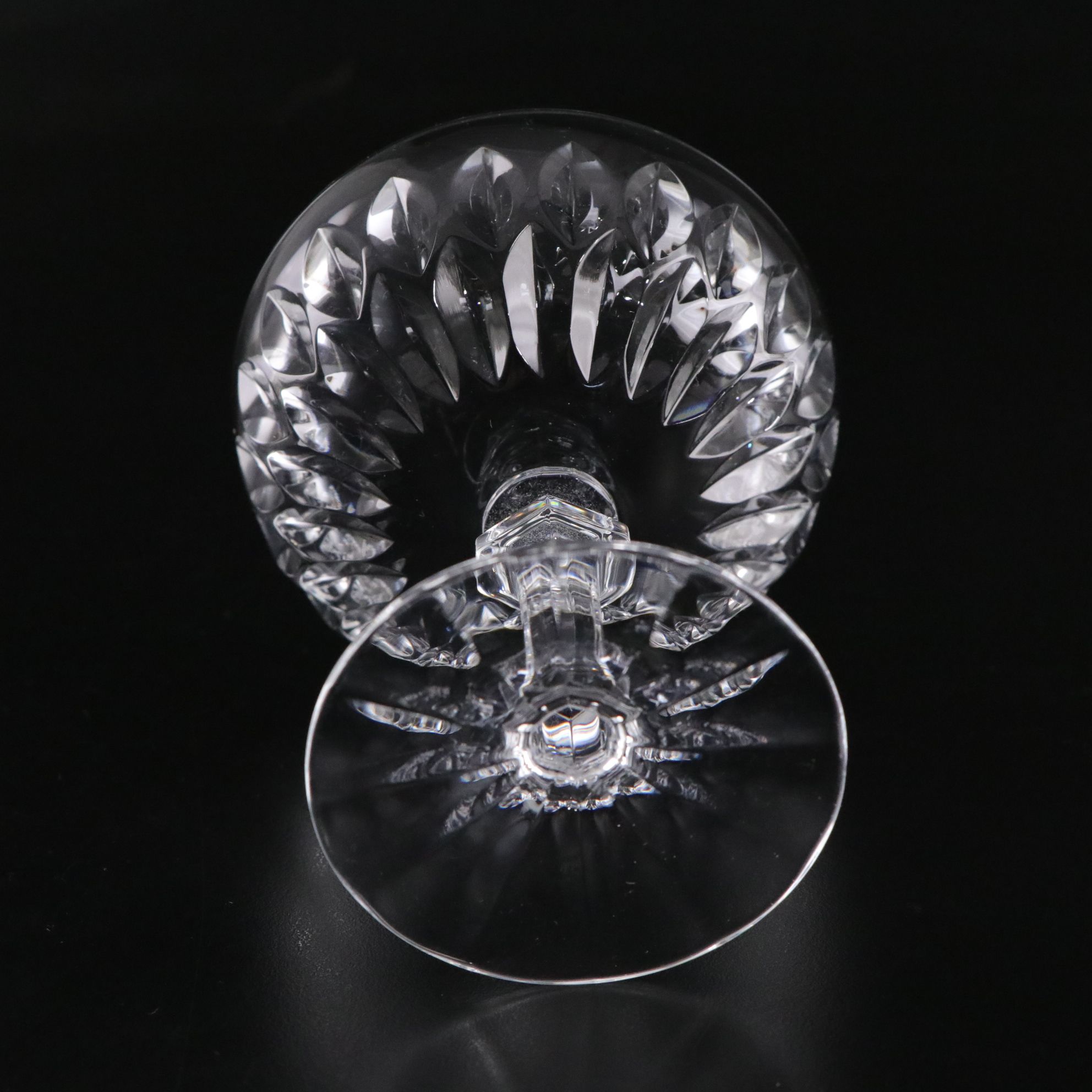 Seven Gorham "Althea" Crystal Champagne or Tall Sherbet Stems