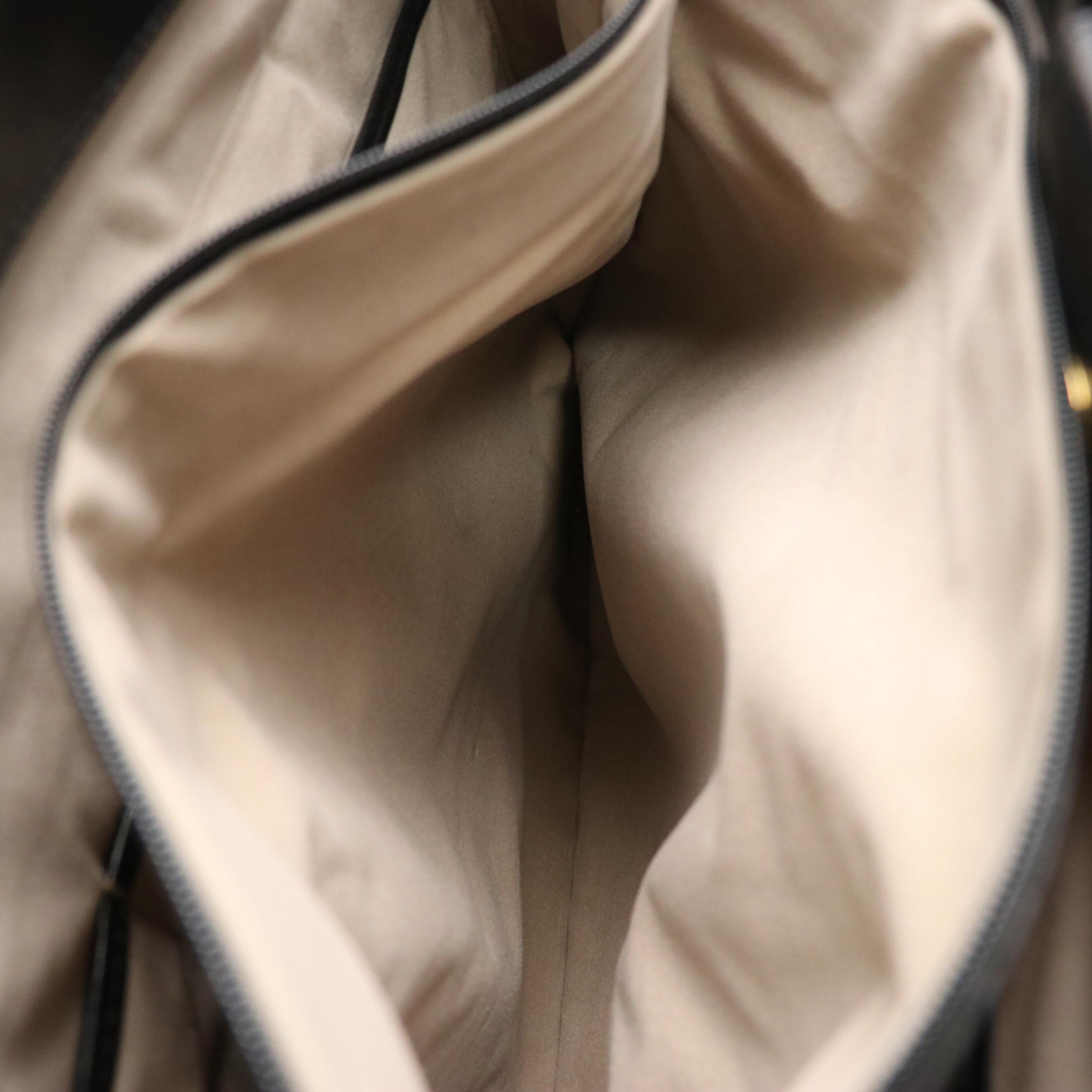 Brahmin Two-Way Tote in Brown Croc Embossed and Black Tuscan Leather