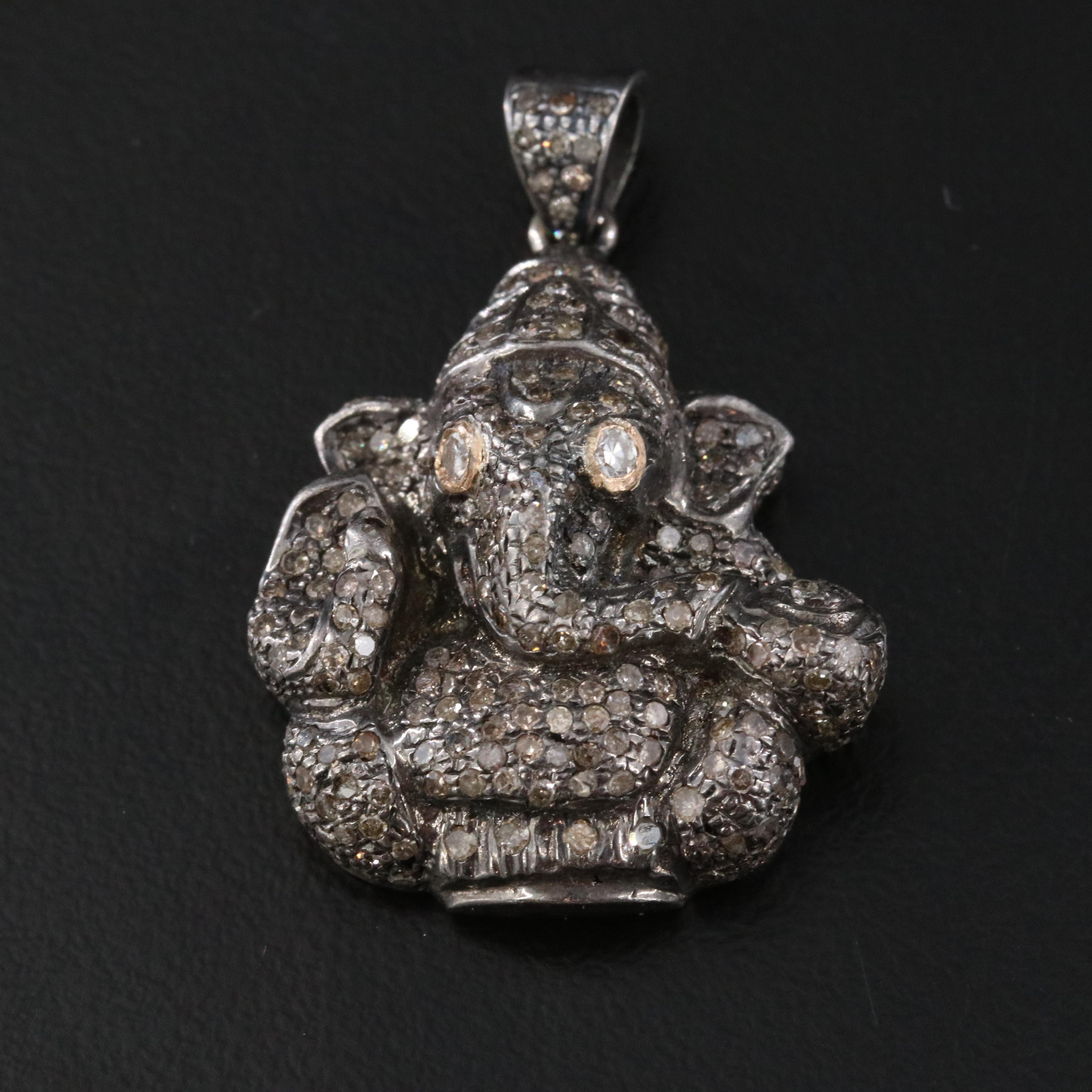 Sterling Diamond, Pink Opal and Moonstone Pendants Featuring Sheryl Lowe