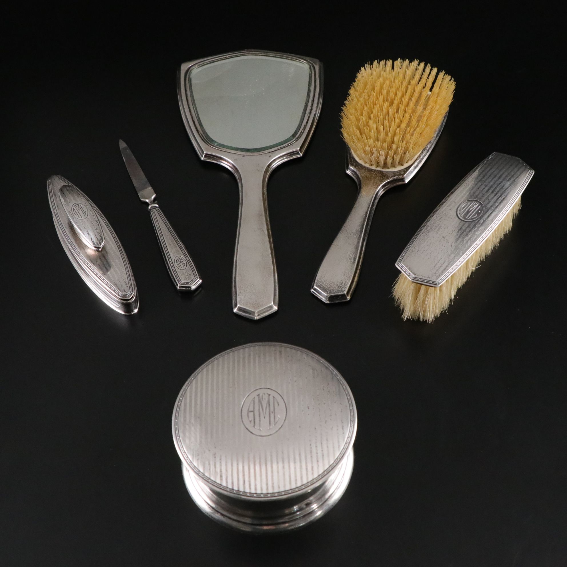 Sterling Silver Vanity Set, Early to Mid-20th Century