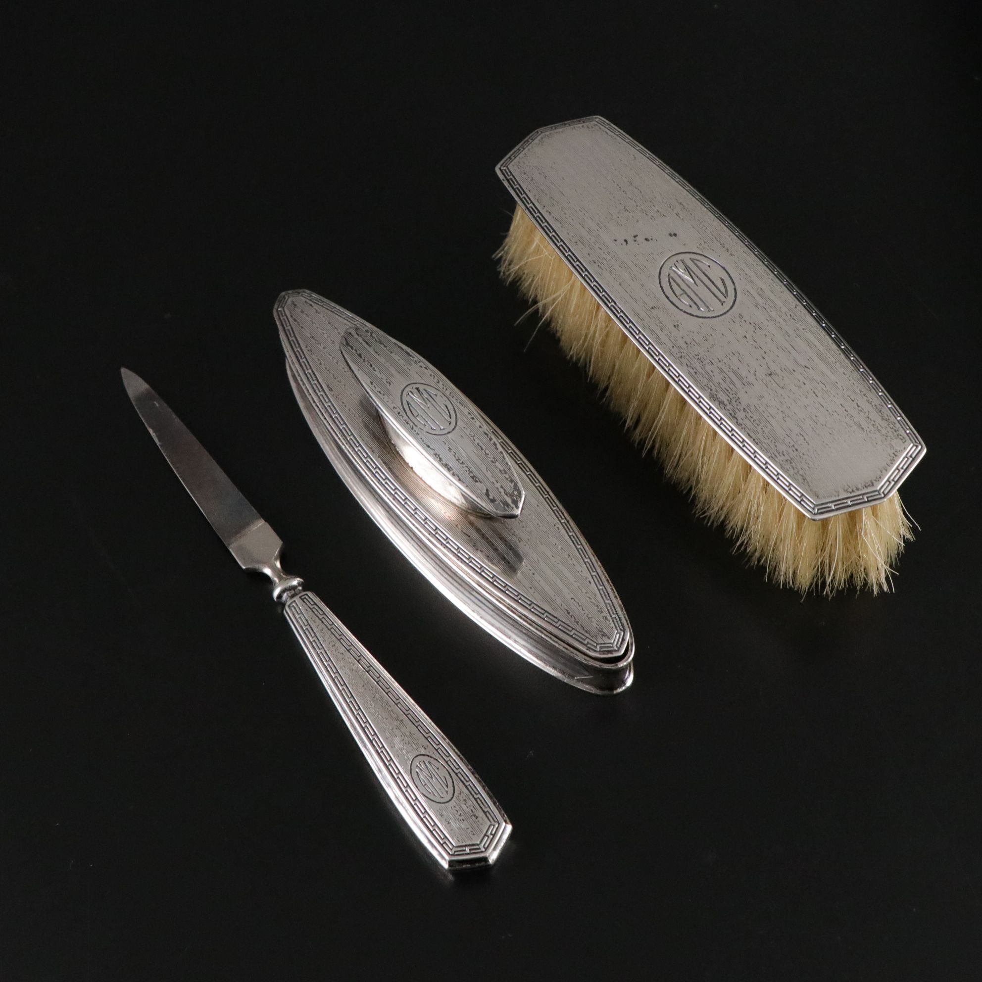 Sterling Silver Vanity Set, Early to Mid-20th Century