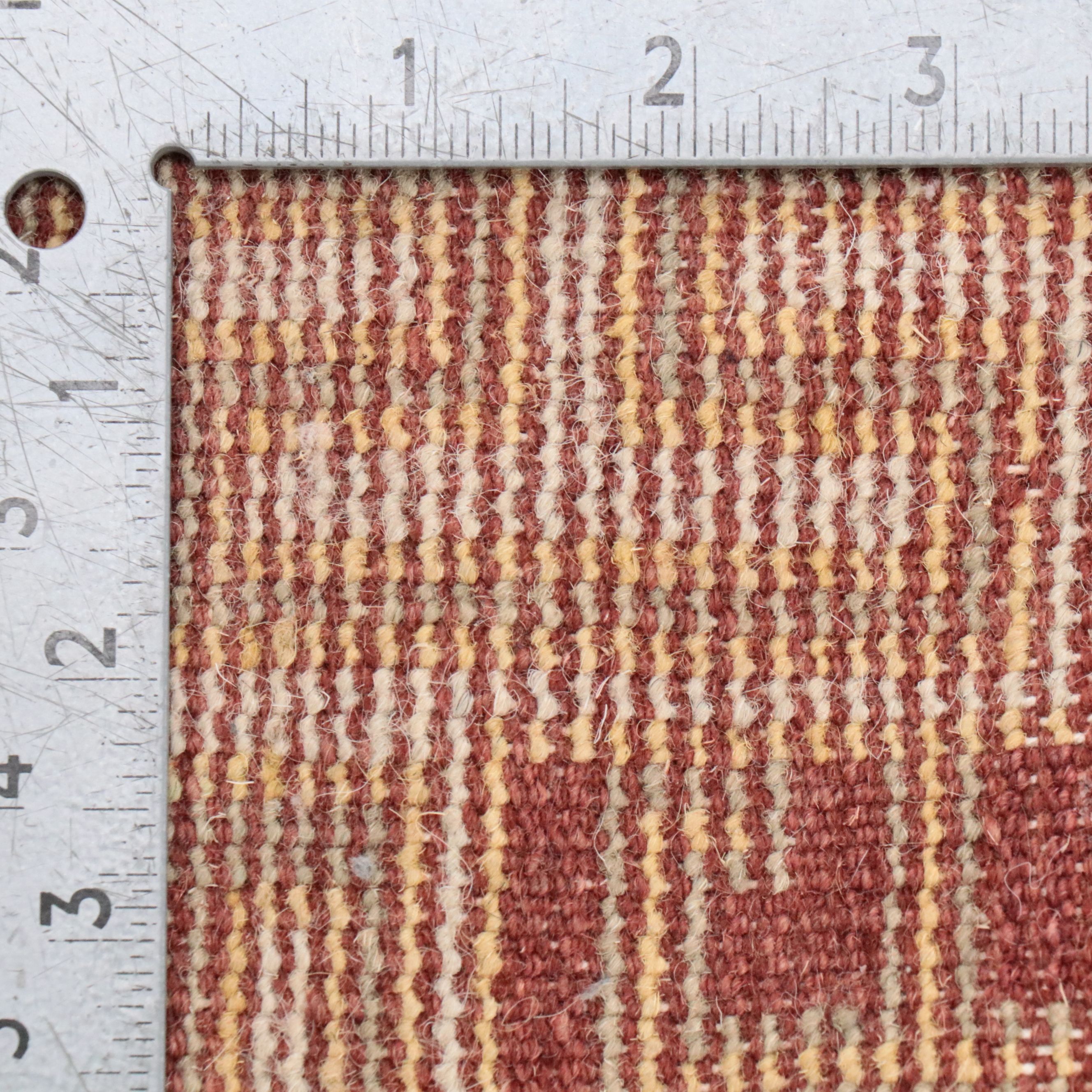 6' x 8'11 Hand-Knotted Tibetan Floral and Geometric Area Rug