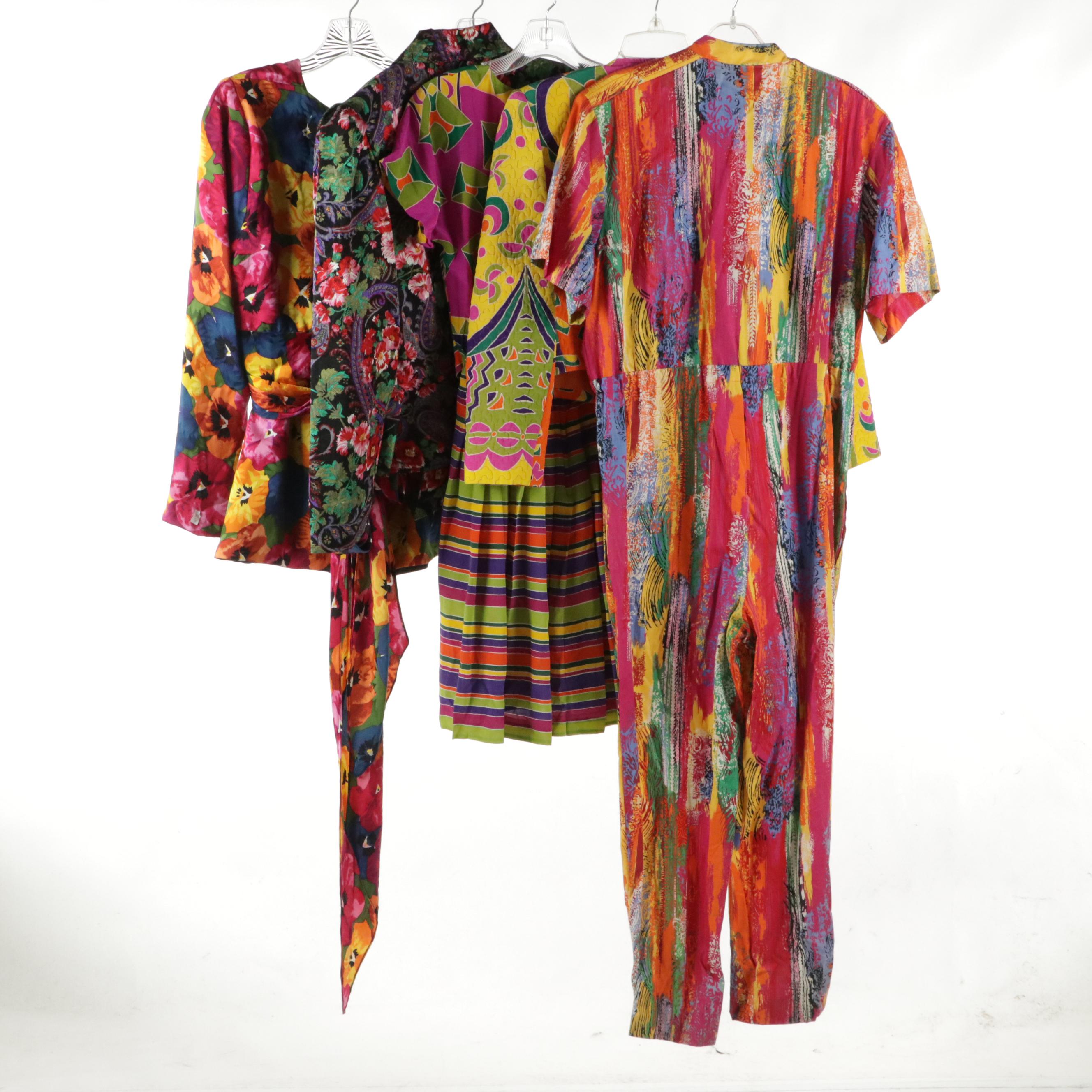 Richard Warren Silk Floral & Paisley Jacket, Richie Freeman Dress and More