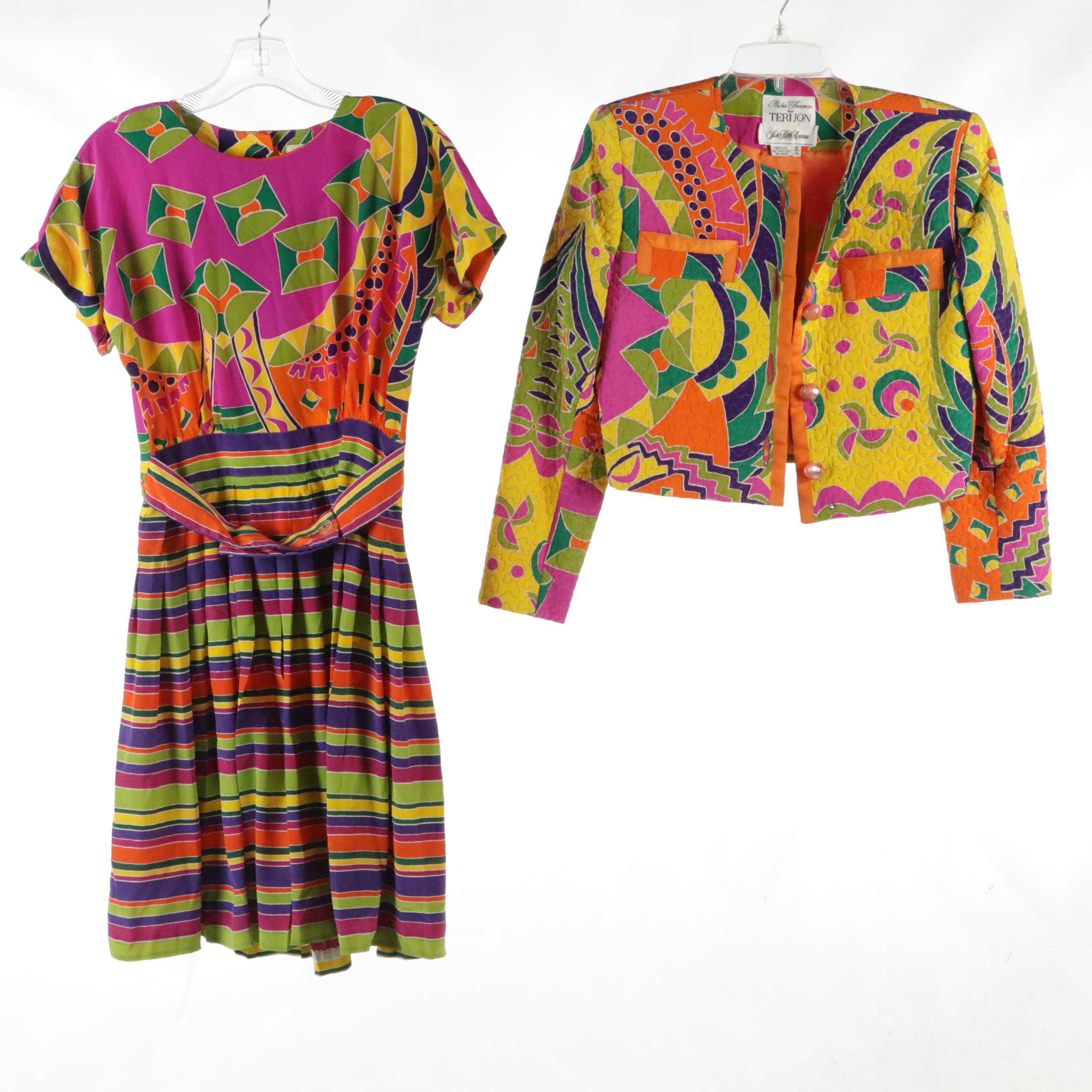 Richard Warren Silk Floral & Paisley Jacket, Richie Freeman Dress and More