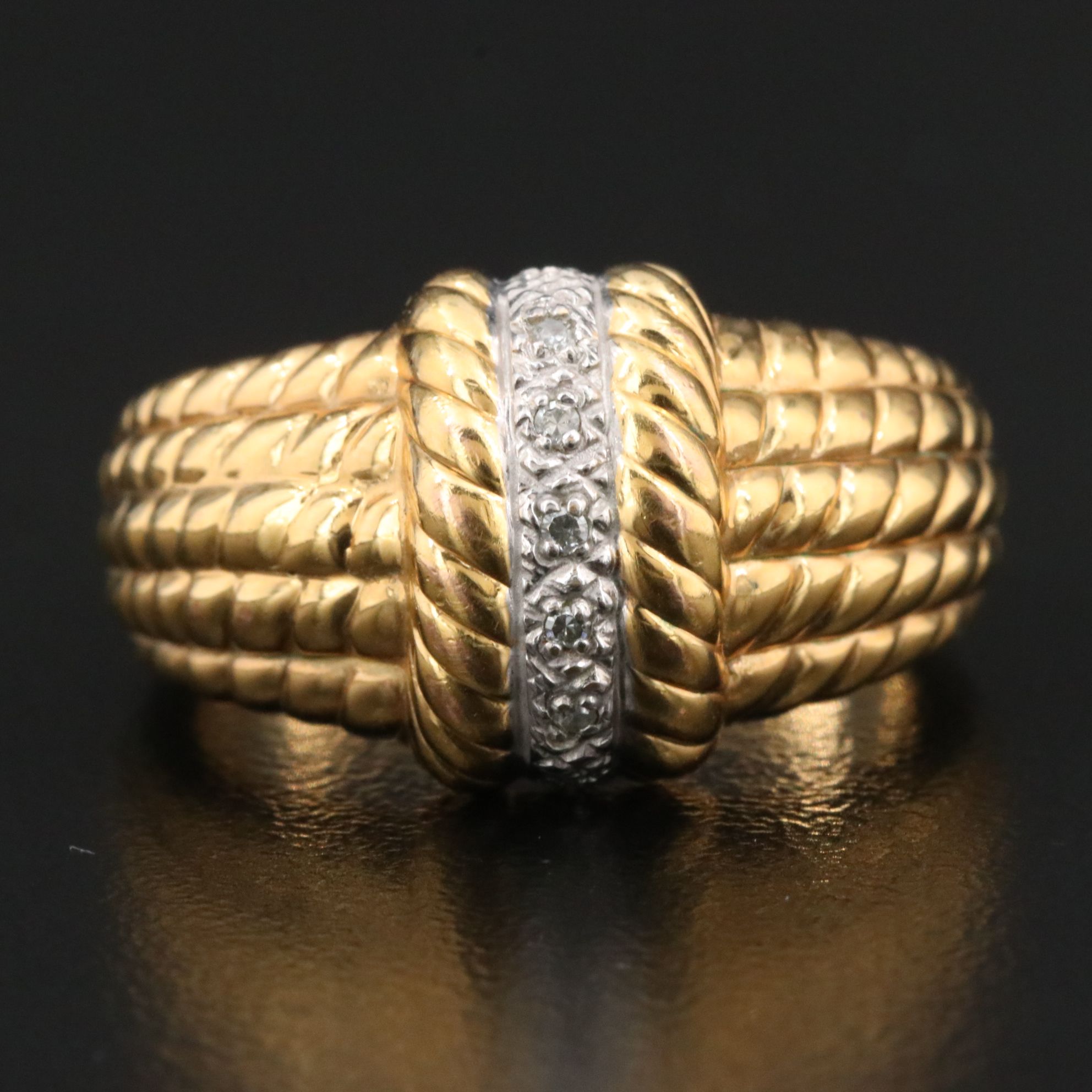 Electroformed Diamond Ring