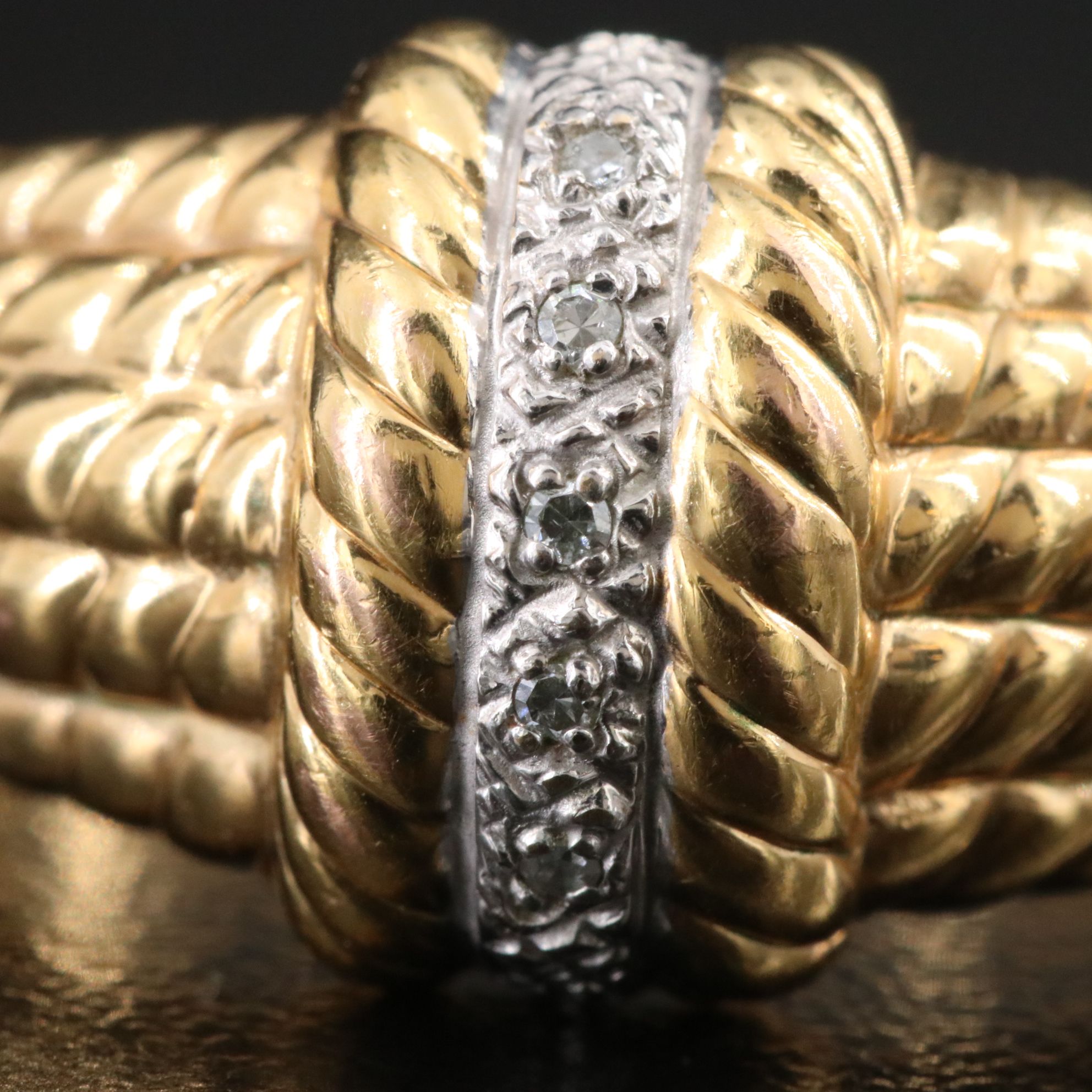 Electroformed Diamond Ring