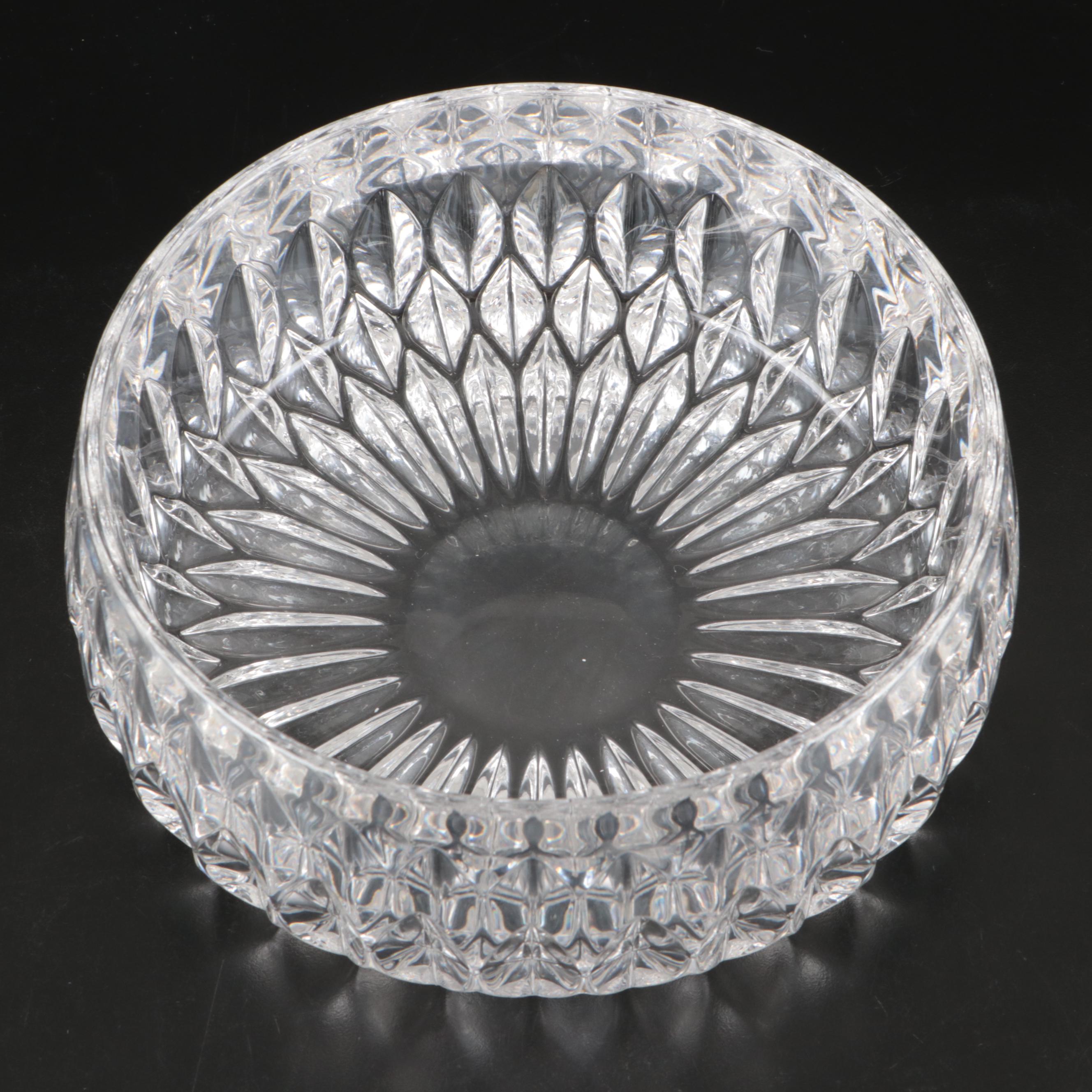 Marquis by Waterford, Orrefors, and Other Crystal Decorative Bowl