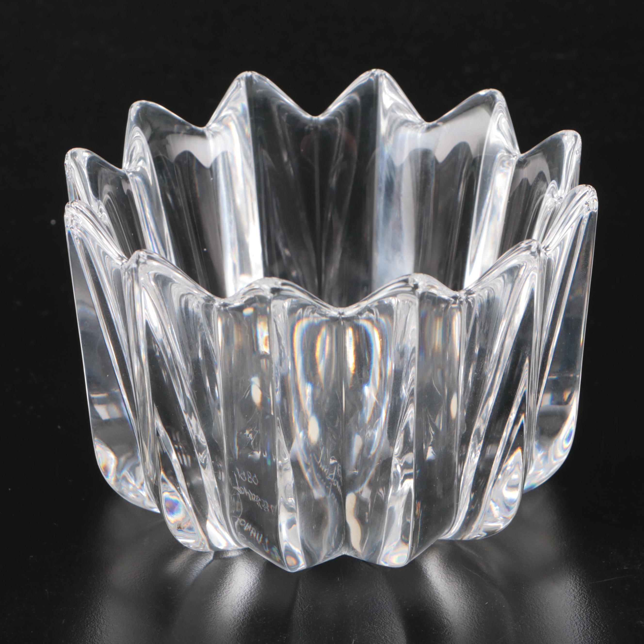 Marquis by Waterford, Orrefors, and Other Crystal Decorative Bowl