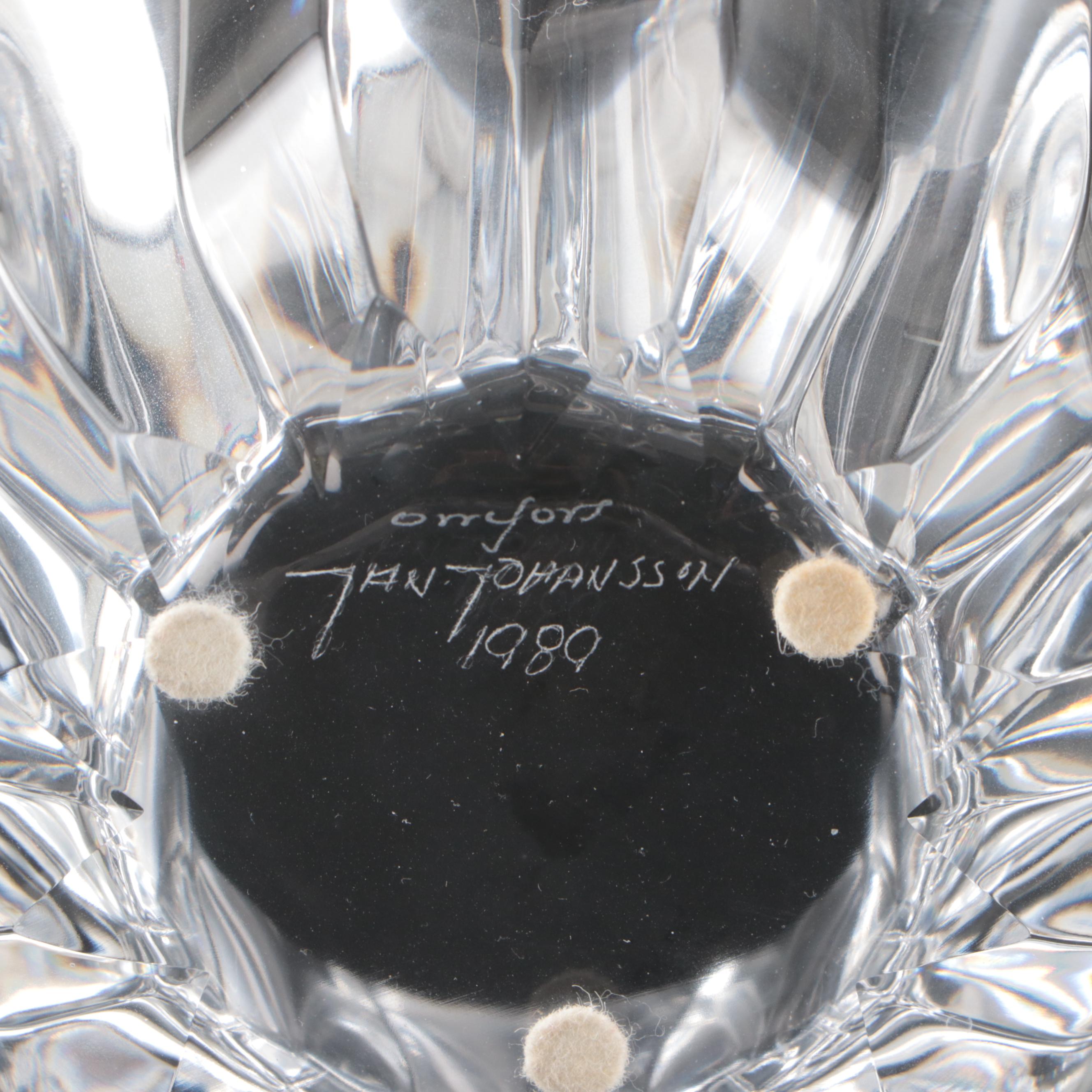 Marquis by Waterford, Orrefors, and Other Crystal Decorative Bowl