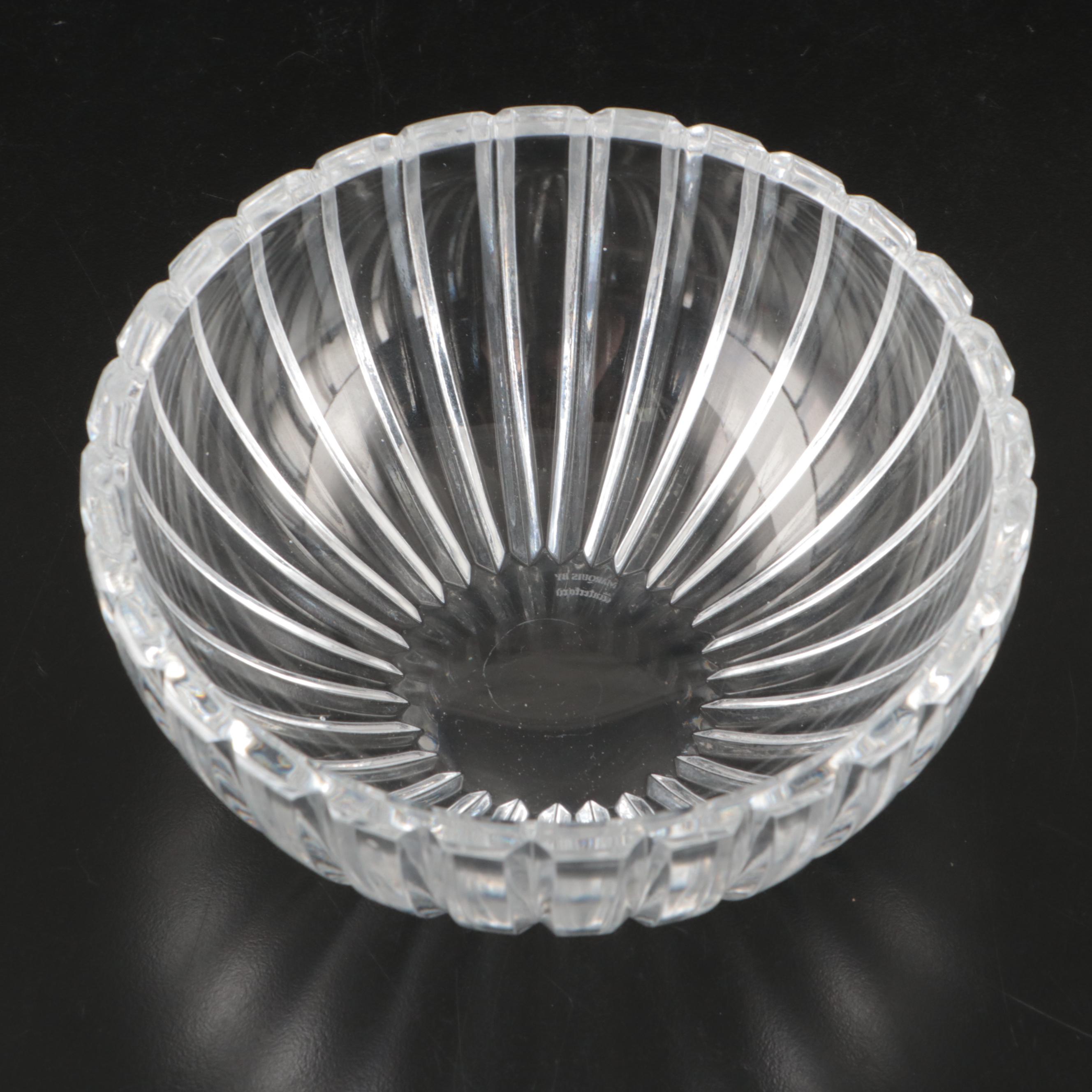 Marquis by Waterford, Orrefors, and Other Crystal Decorative Bowl