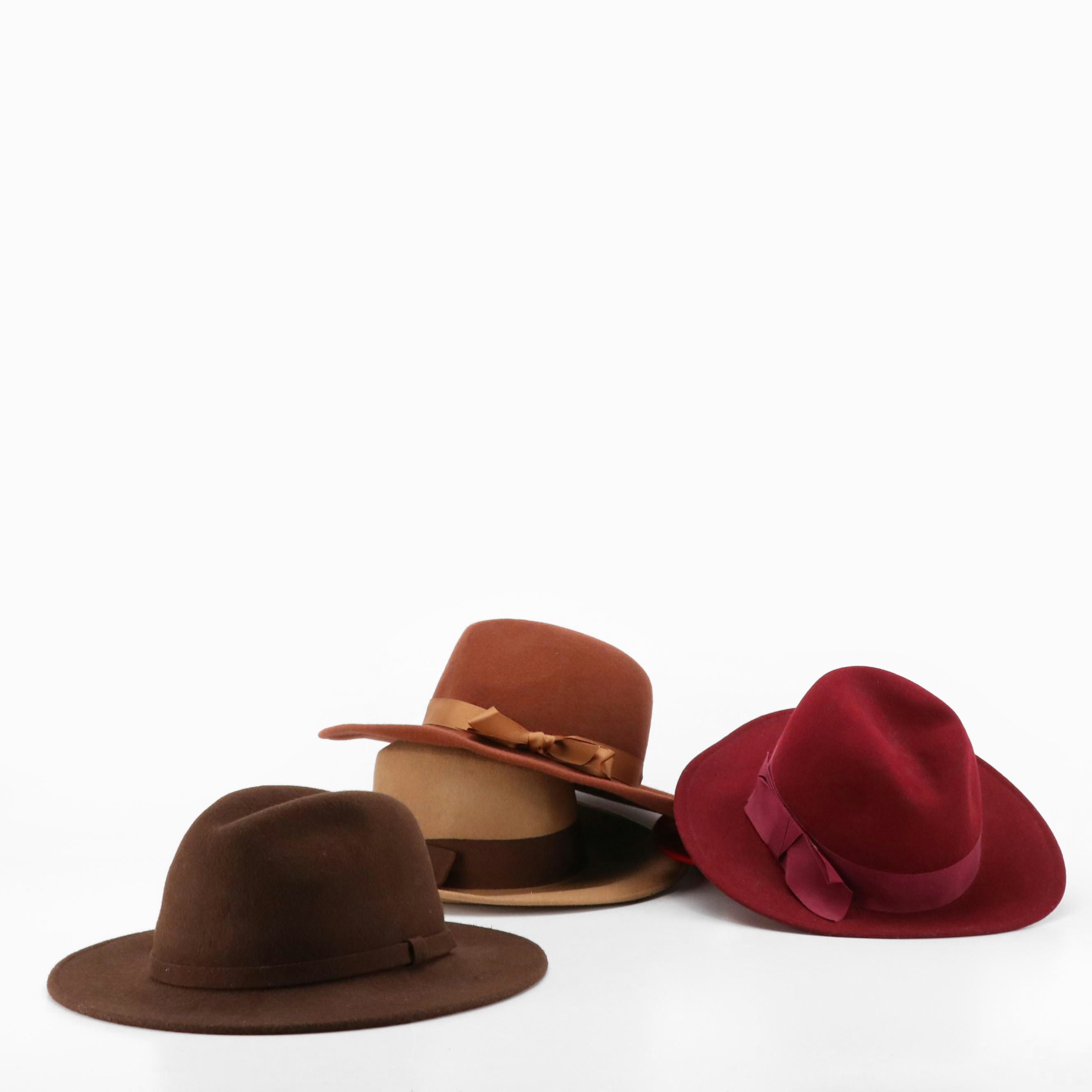 Rafaello Bettini, Doeskin, and More Wool Felt Hats