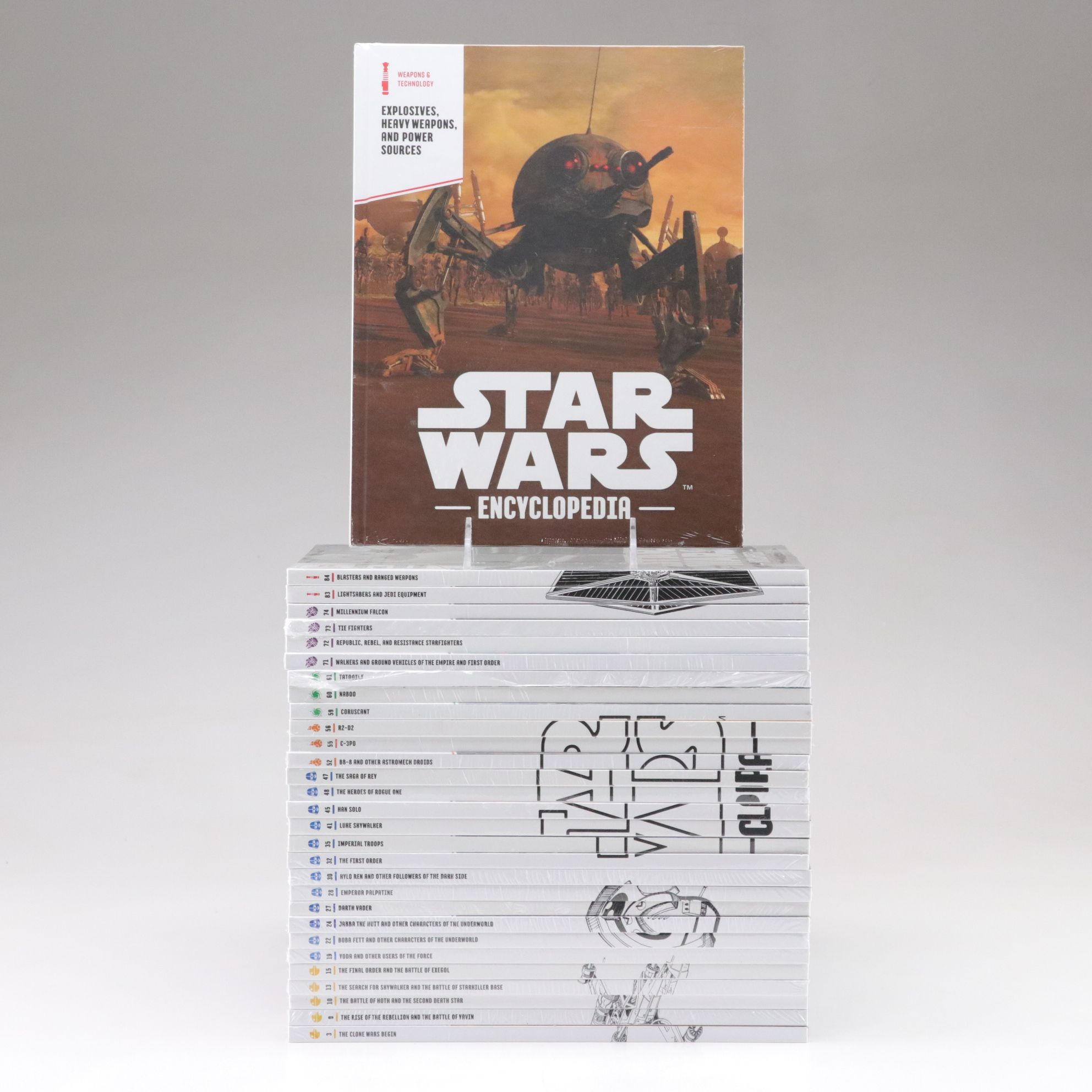 Thirty Volumes of Fanhome "Star Wars Encyclopedia"