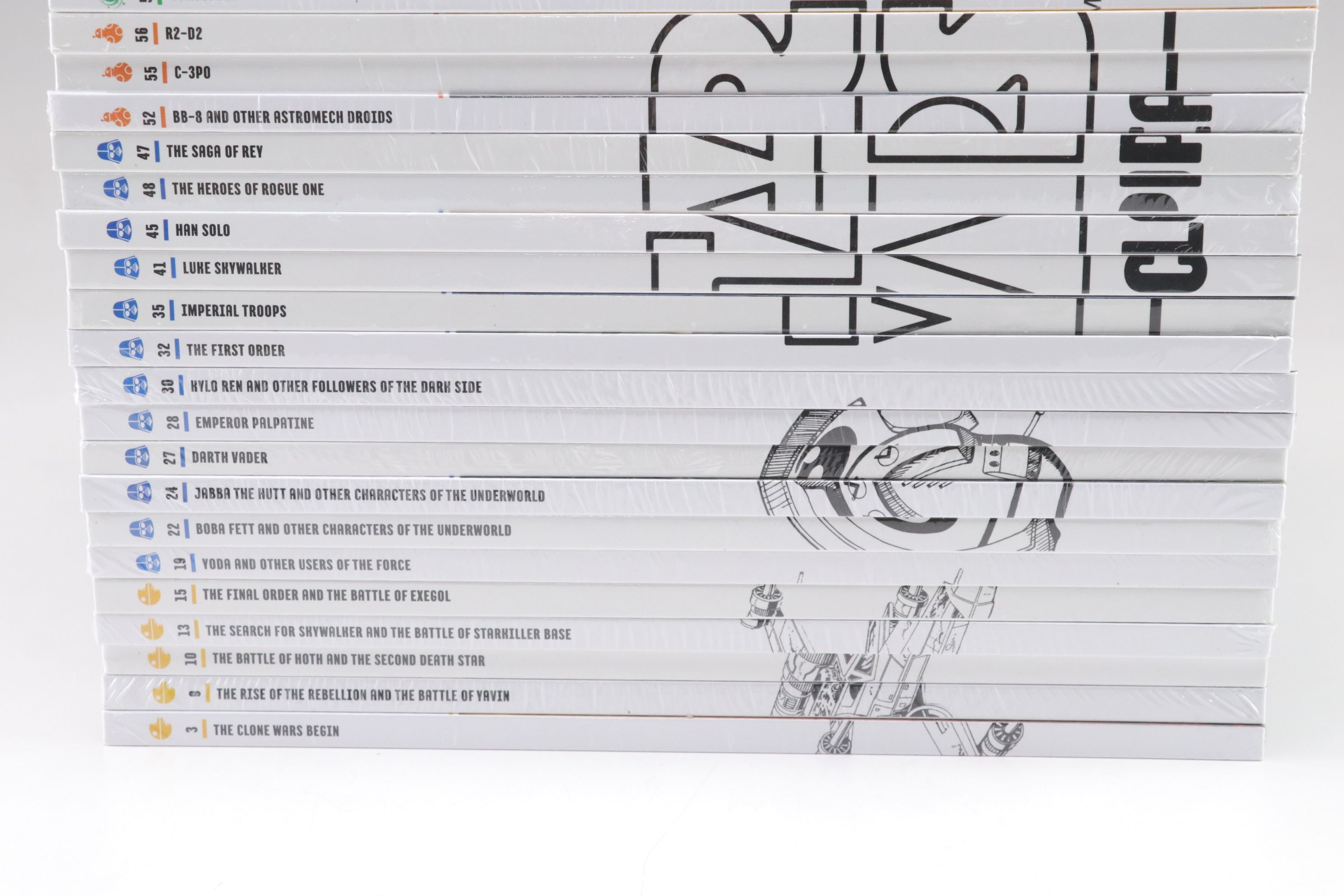 Thirty Volumes of Fanhome "Star Wars Encyclopedia"