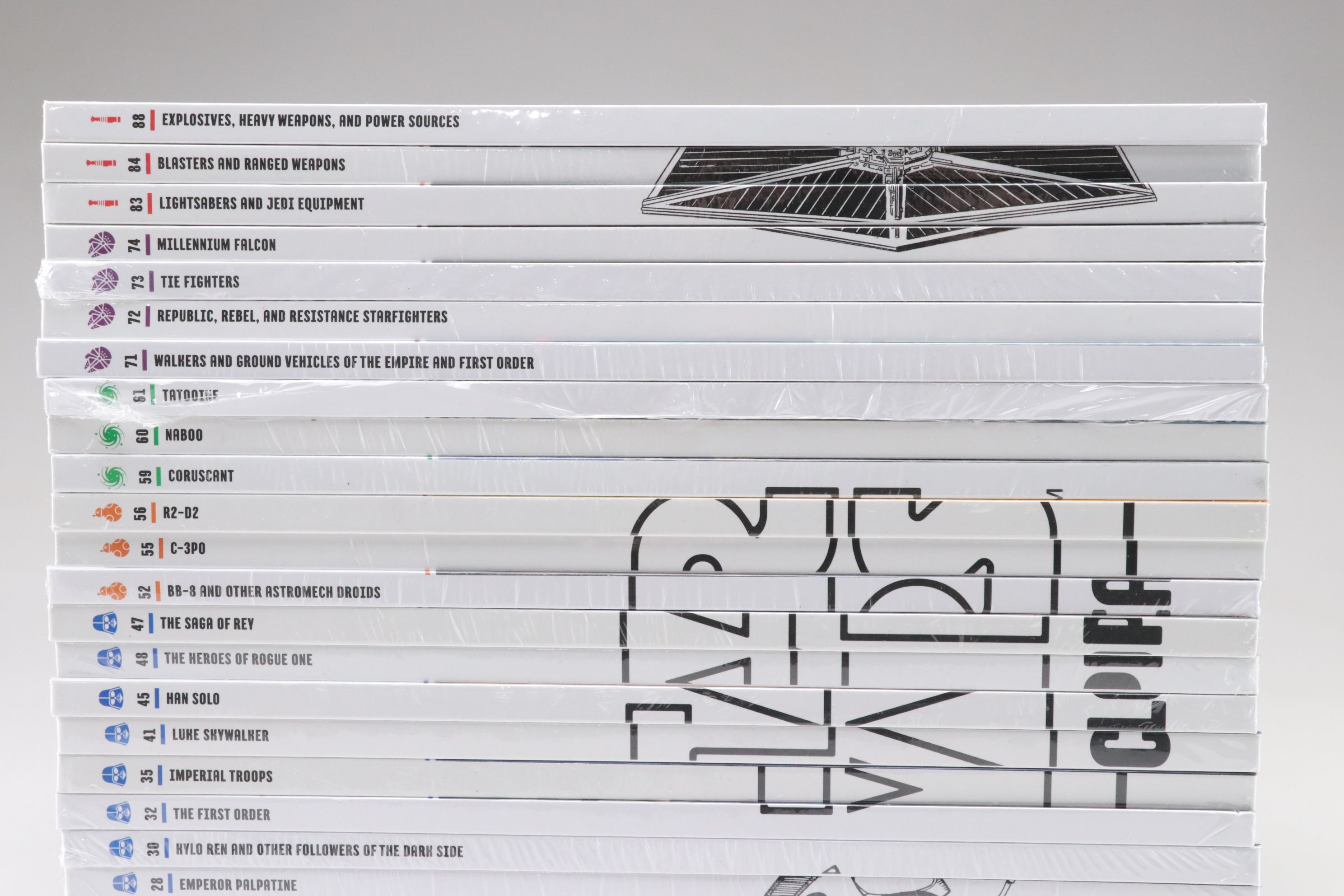 Thirty Volumes of Fanhome "Star Wars Encyclopedia"