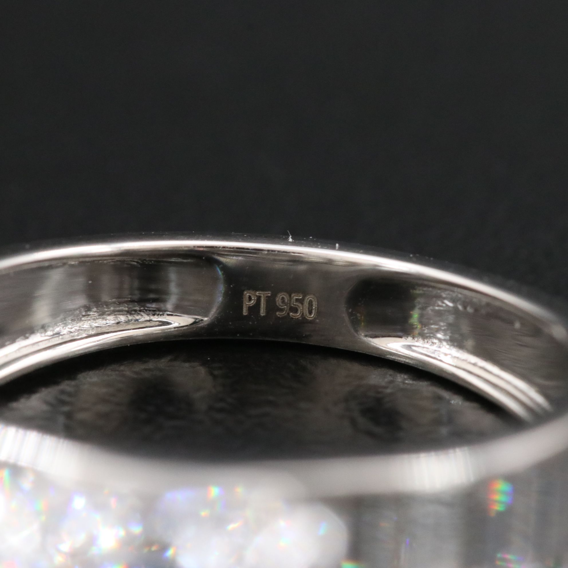 Platinum 4.69 CTW Lab Grown Diamond Ring with IGI Report