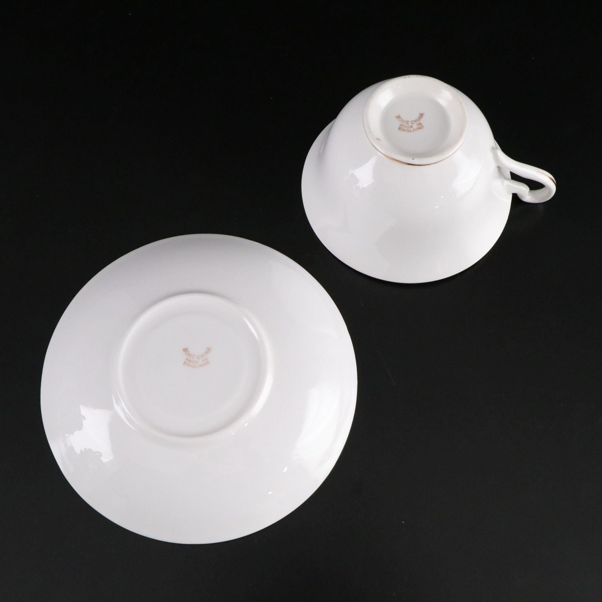 Hammersly & Co. Cream and Sugar with Other Bone China Teacups and Saucers