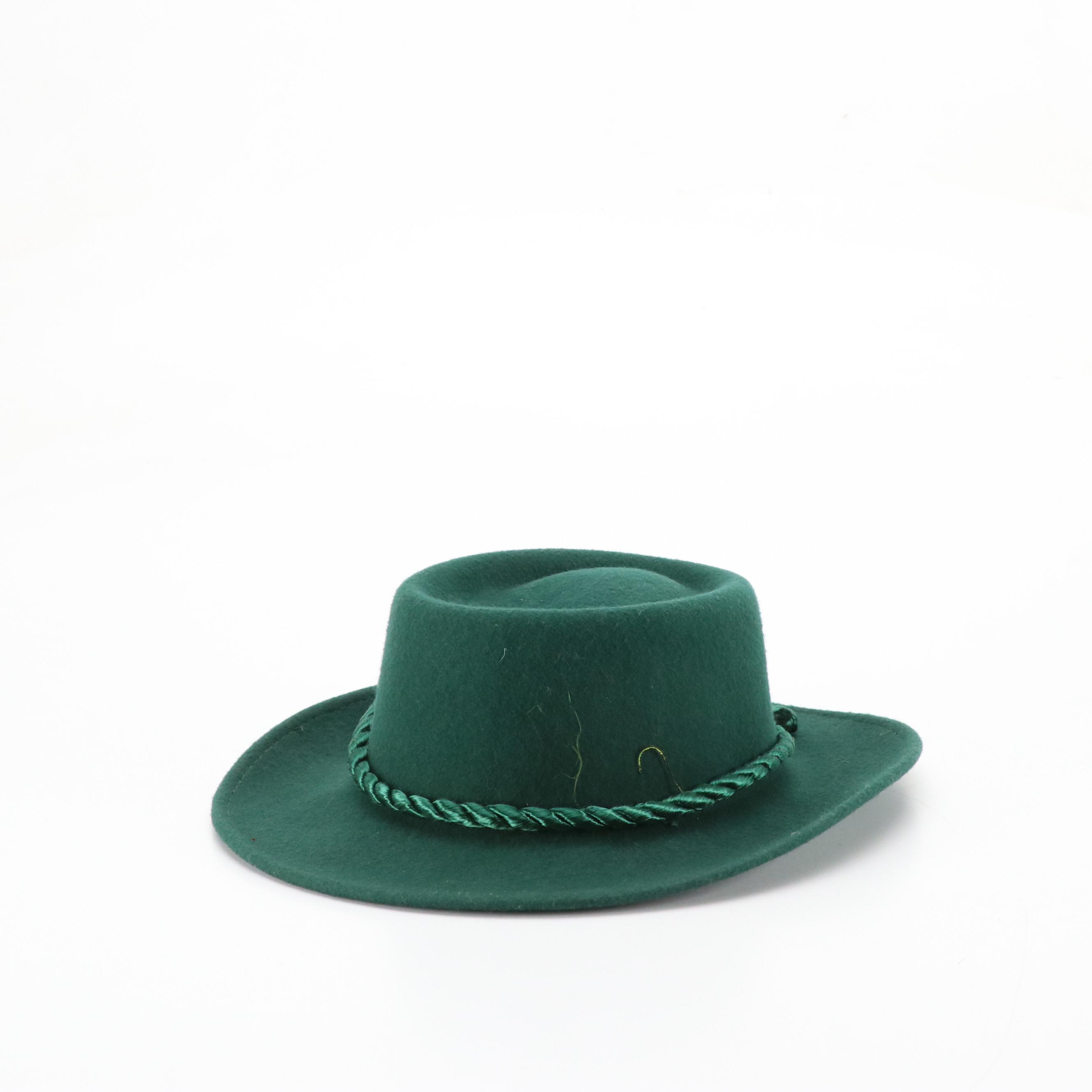 Georgi Vintage Violet Wool Embellished Hat, Lady Stetson, and More Felt Hats