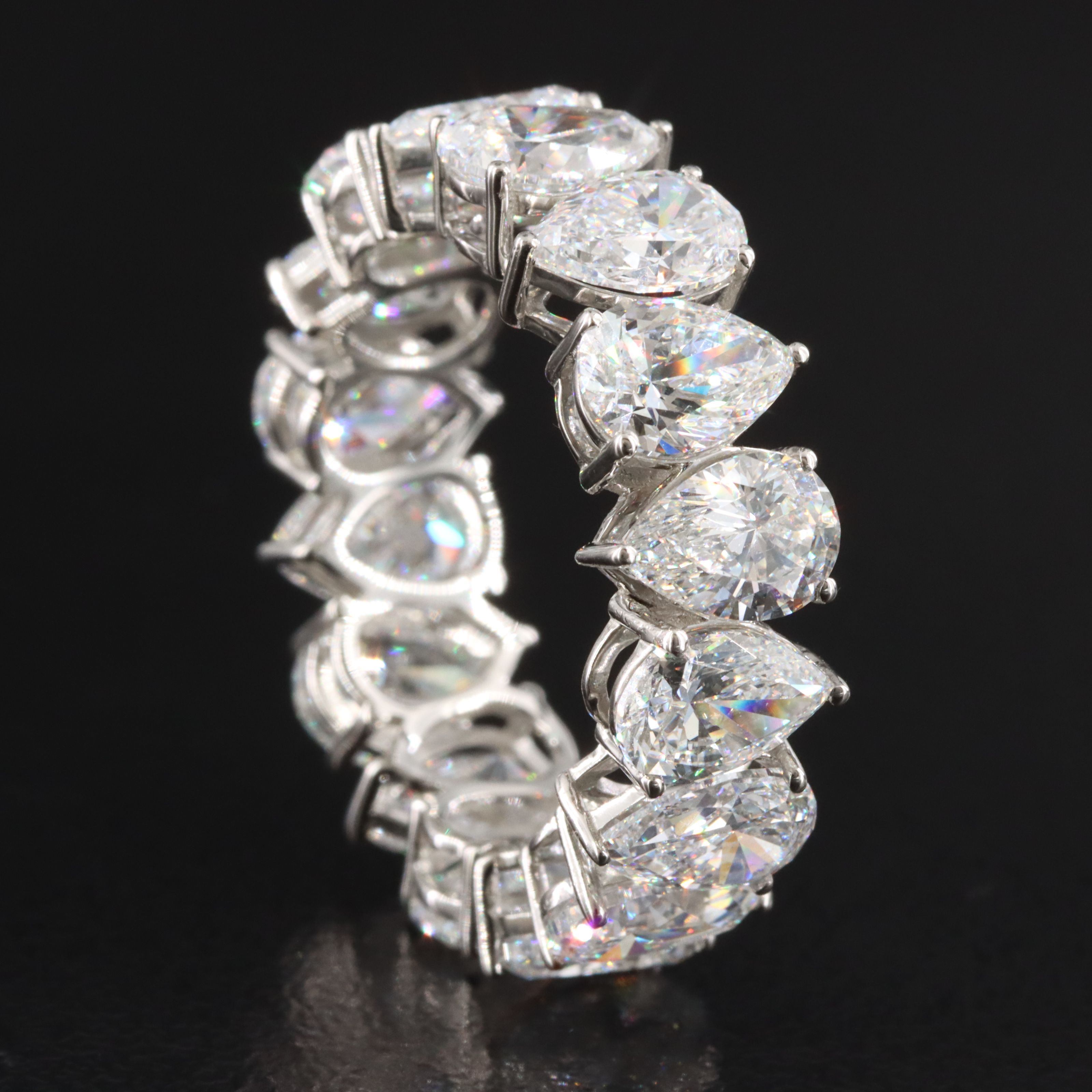 Platinum 8.66 CTW Lab Grown Diamond  Eternity Band