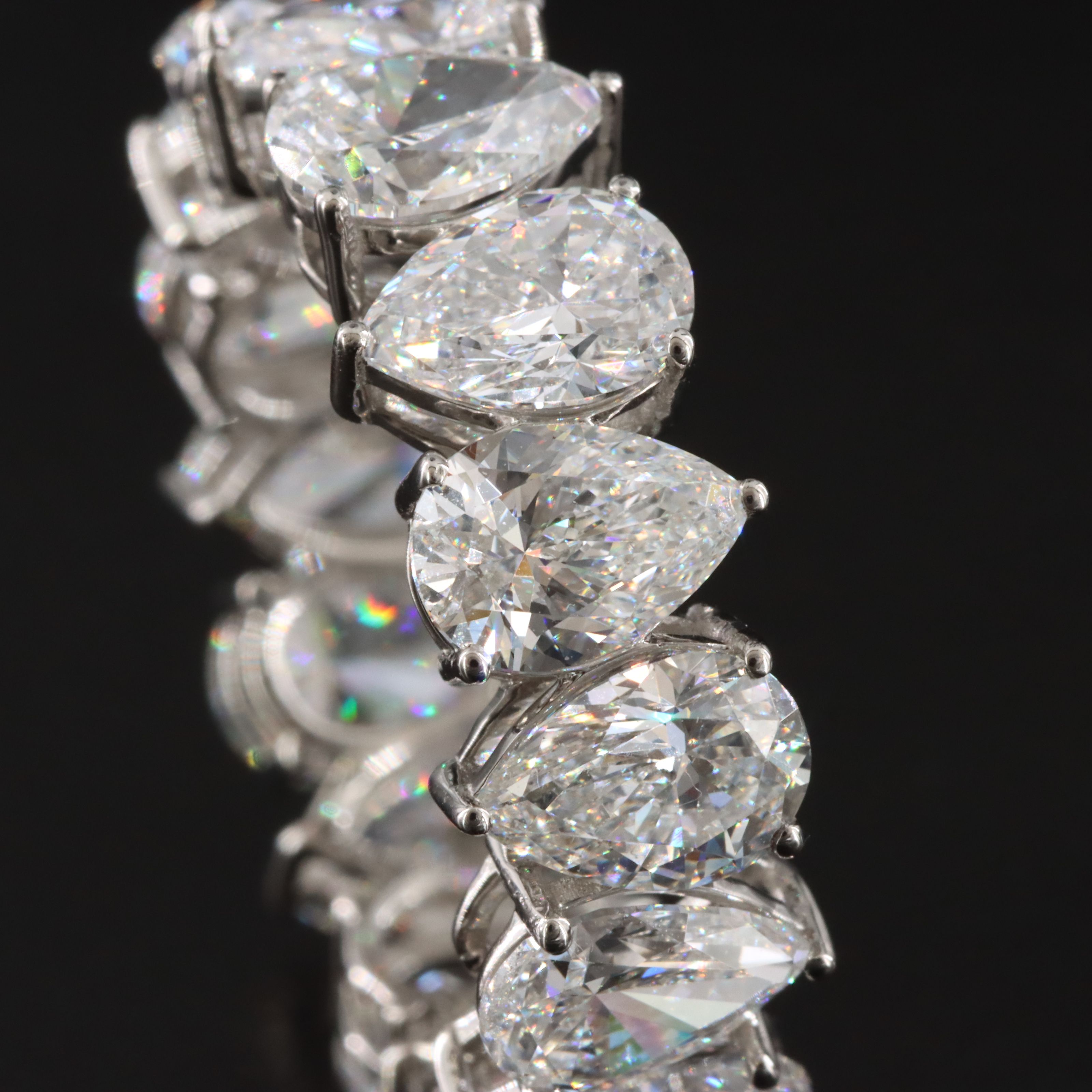 Platinum 8.66 CTW Lab Grown Diamond  Eternity Band