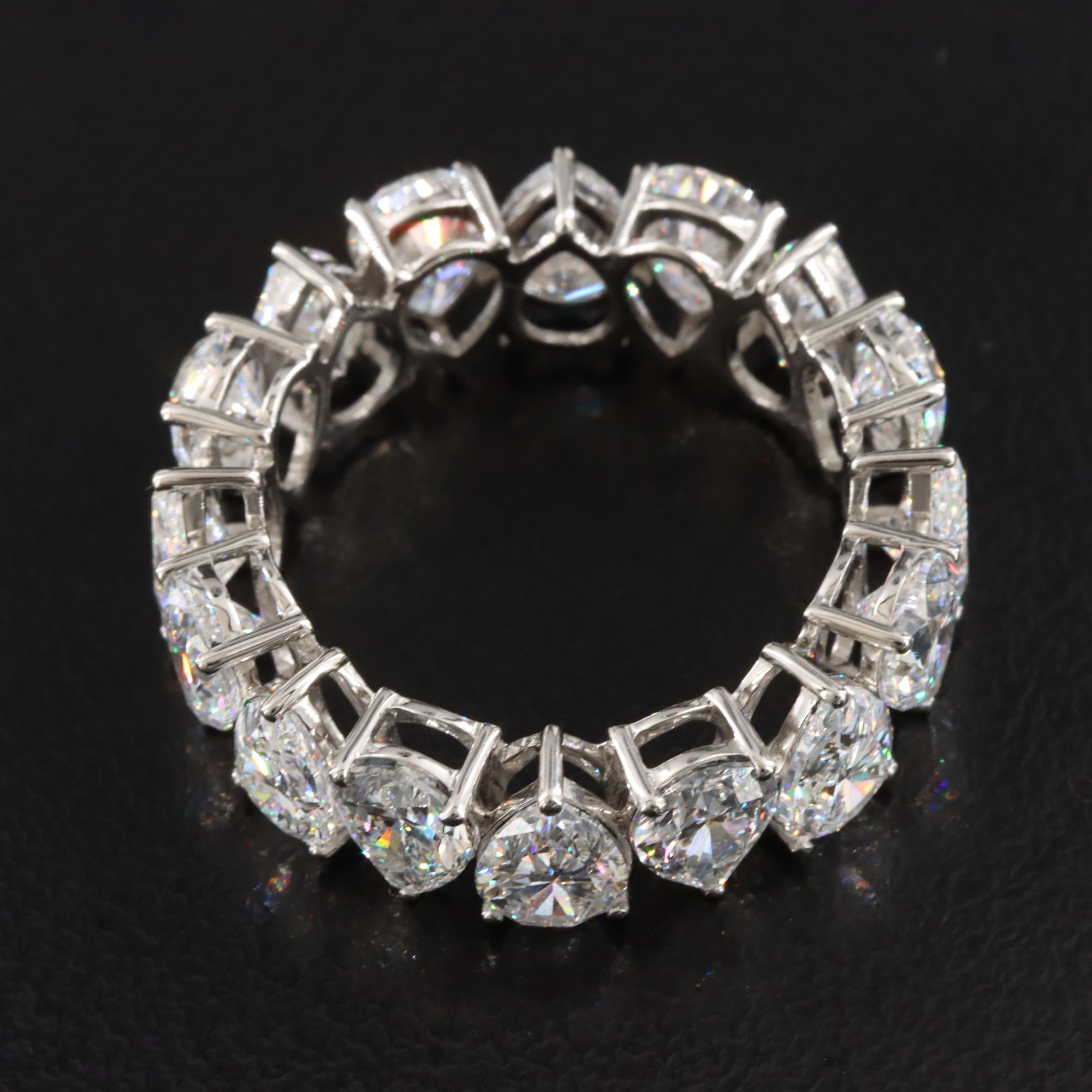 Platinum 8.66 CTW Lab Grown Diamond  Eternity Band