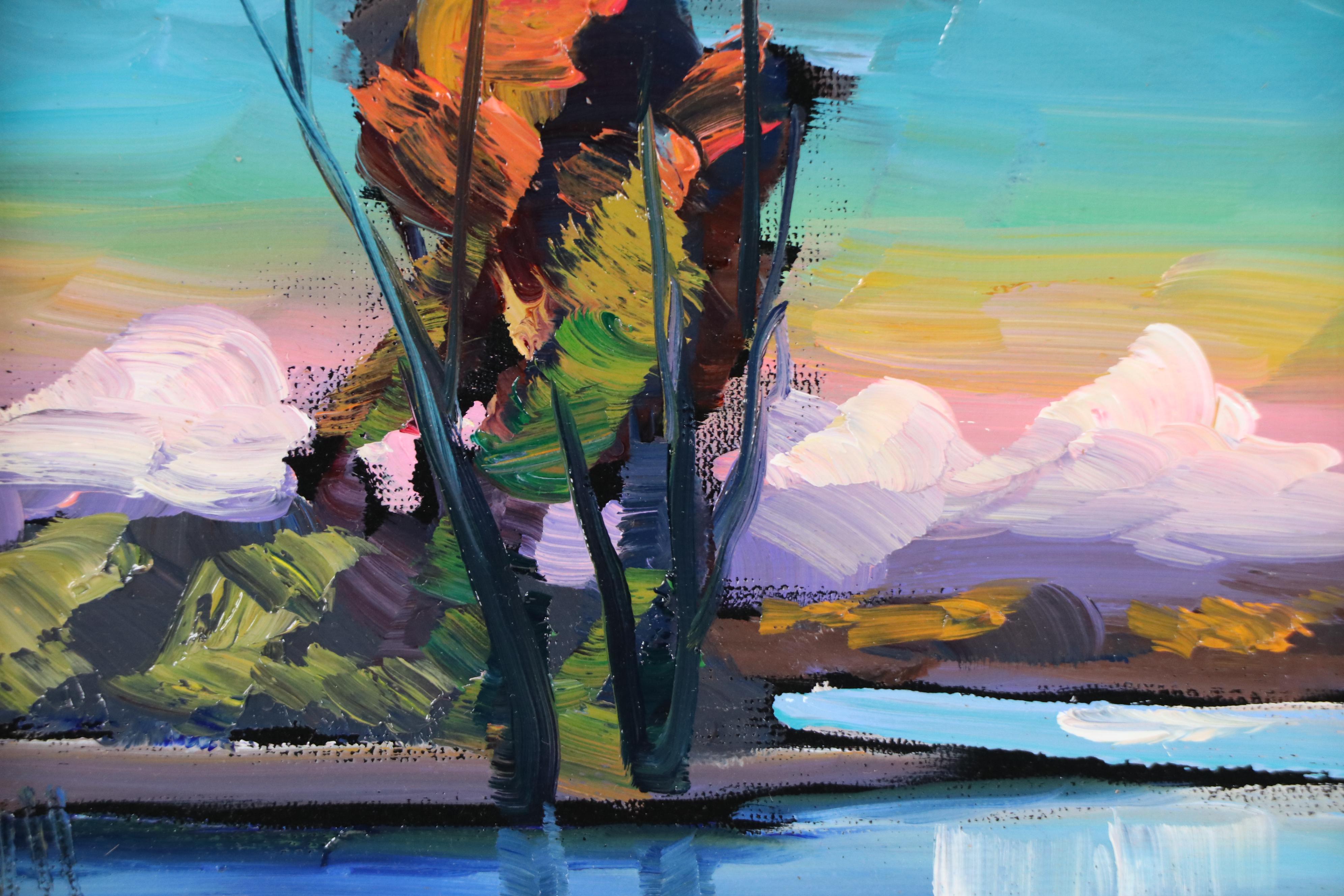 William Hawkins Landscape Oil Painting, Circa 2020