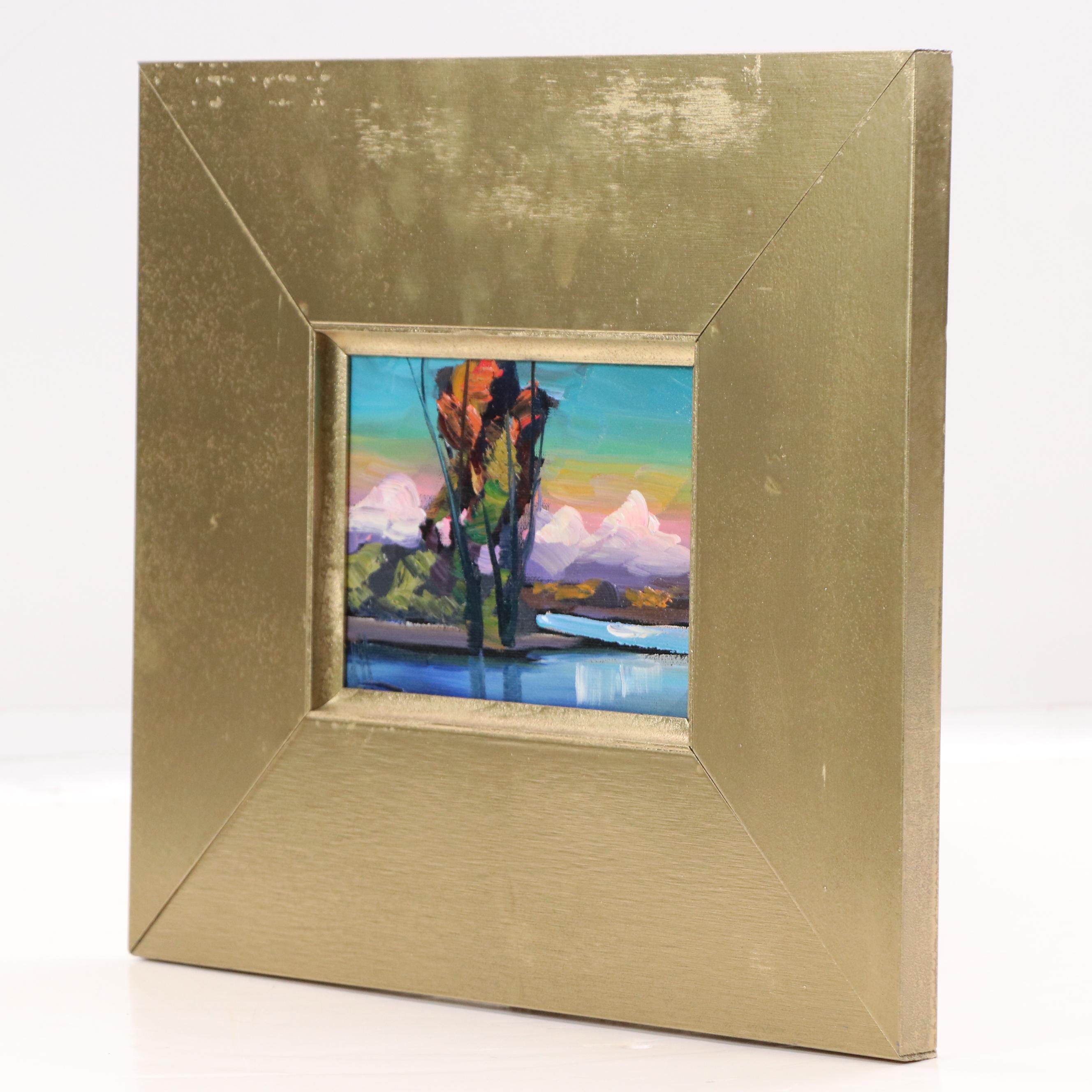 William Hawkins Landscape Oil Painting, Circa 2020