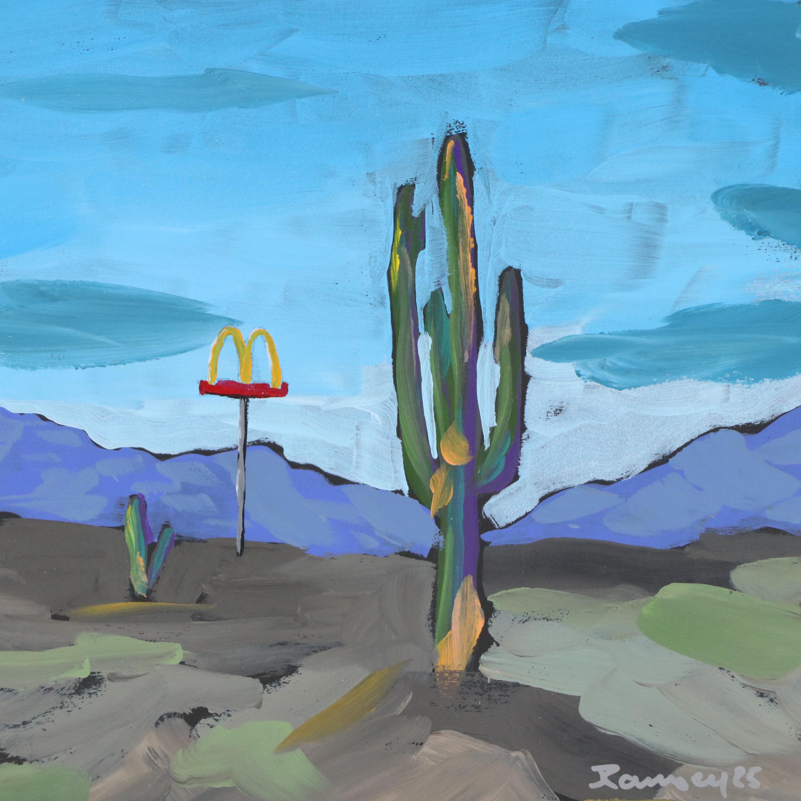 Joshua Ramsey Acrylic Painting "Visual Pollution," 2025