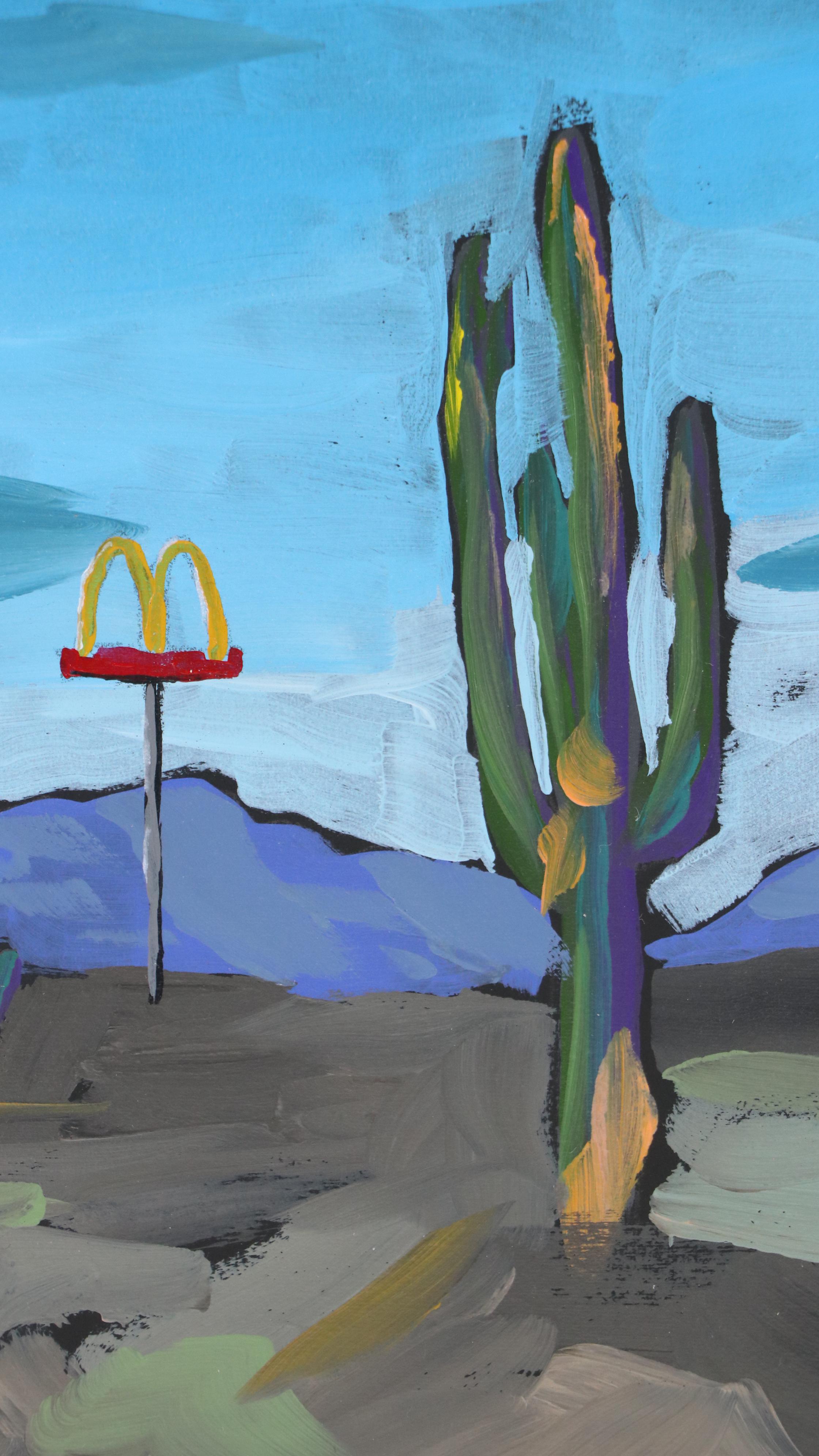 Joshua Ramsey Acrylic Painting "Visual Pollution," 2025