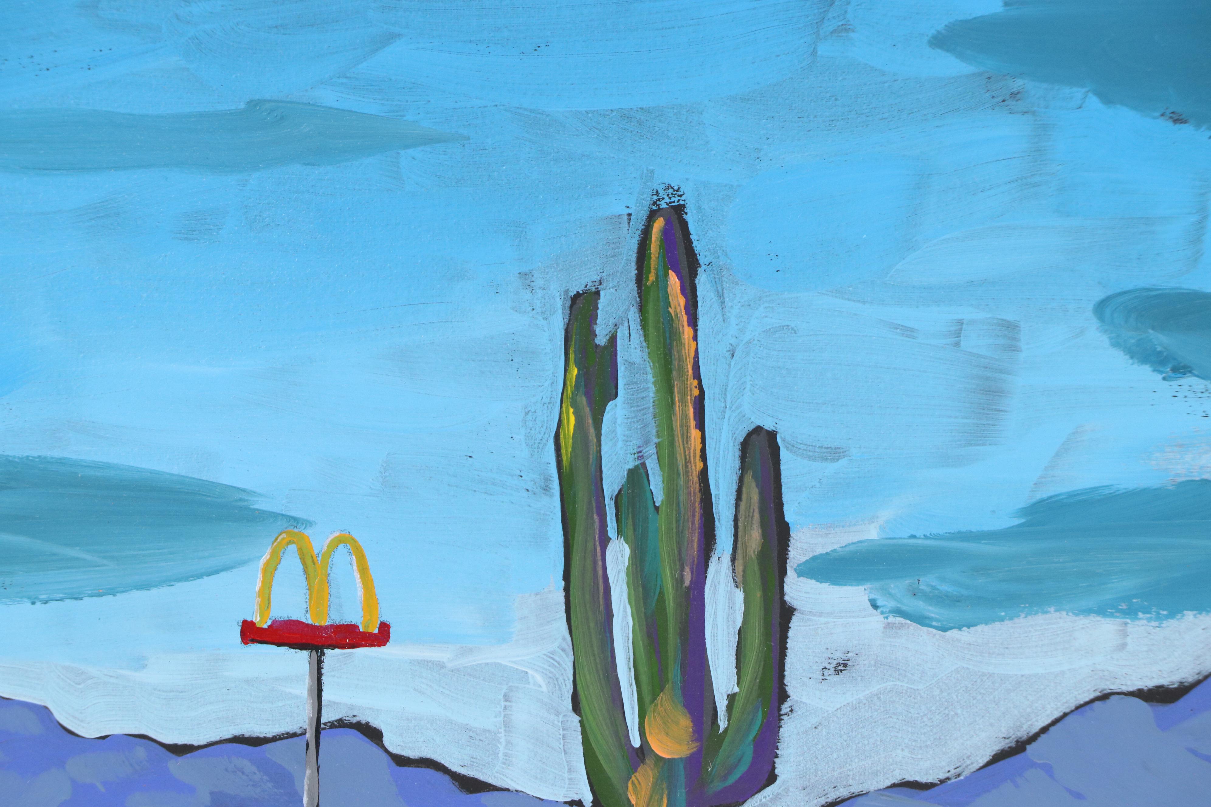 Joshua Ramsey Acrylic Painting "Visual Pollution," 2025