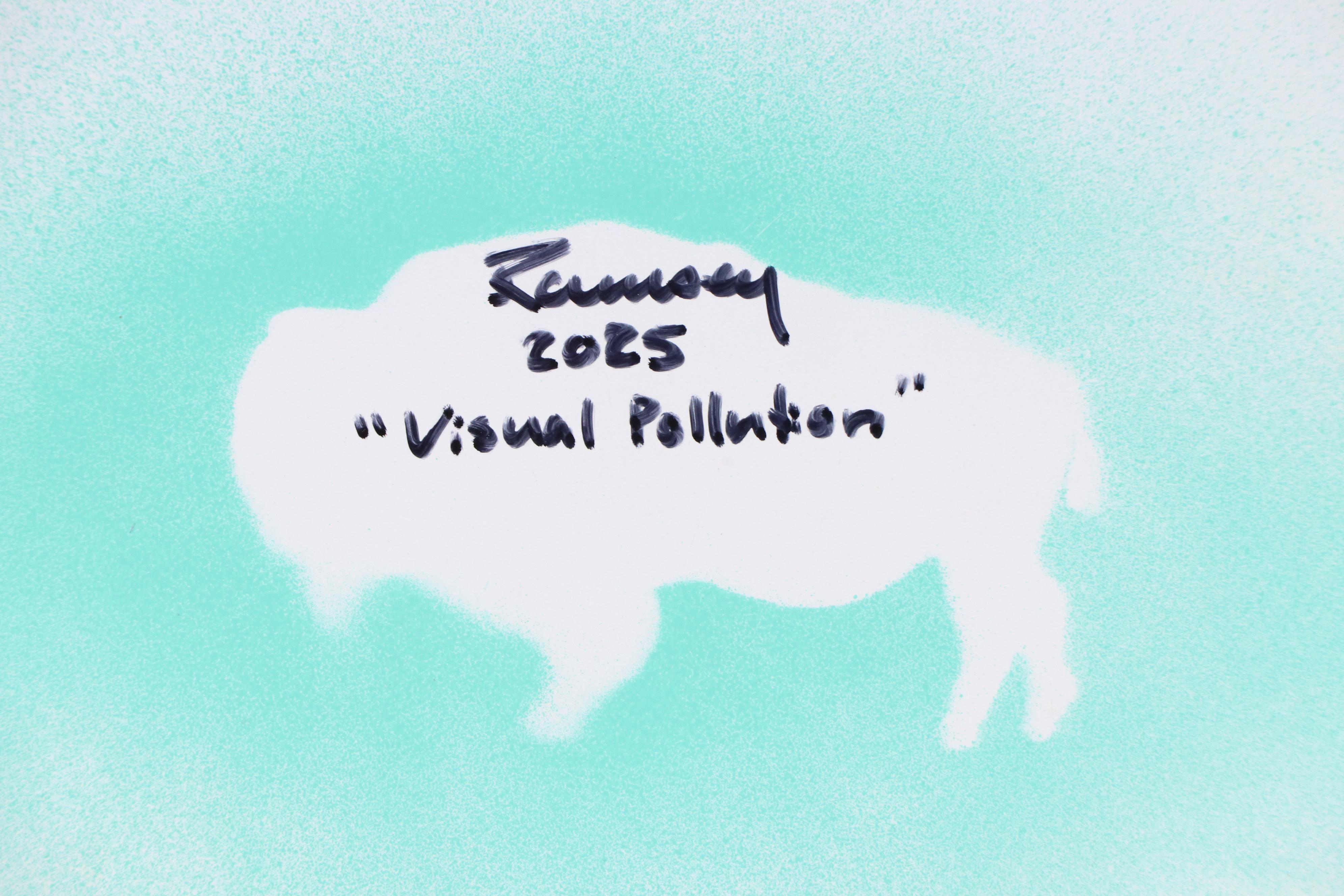 Joshua Ramsey Acrylic Painting "Visual Pollution," 2025