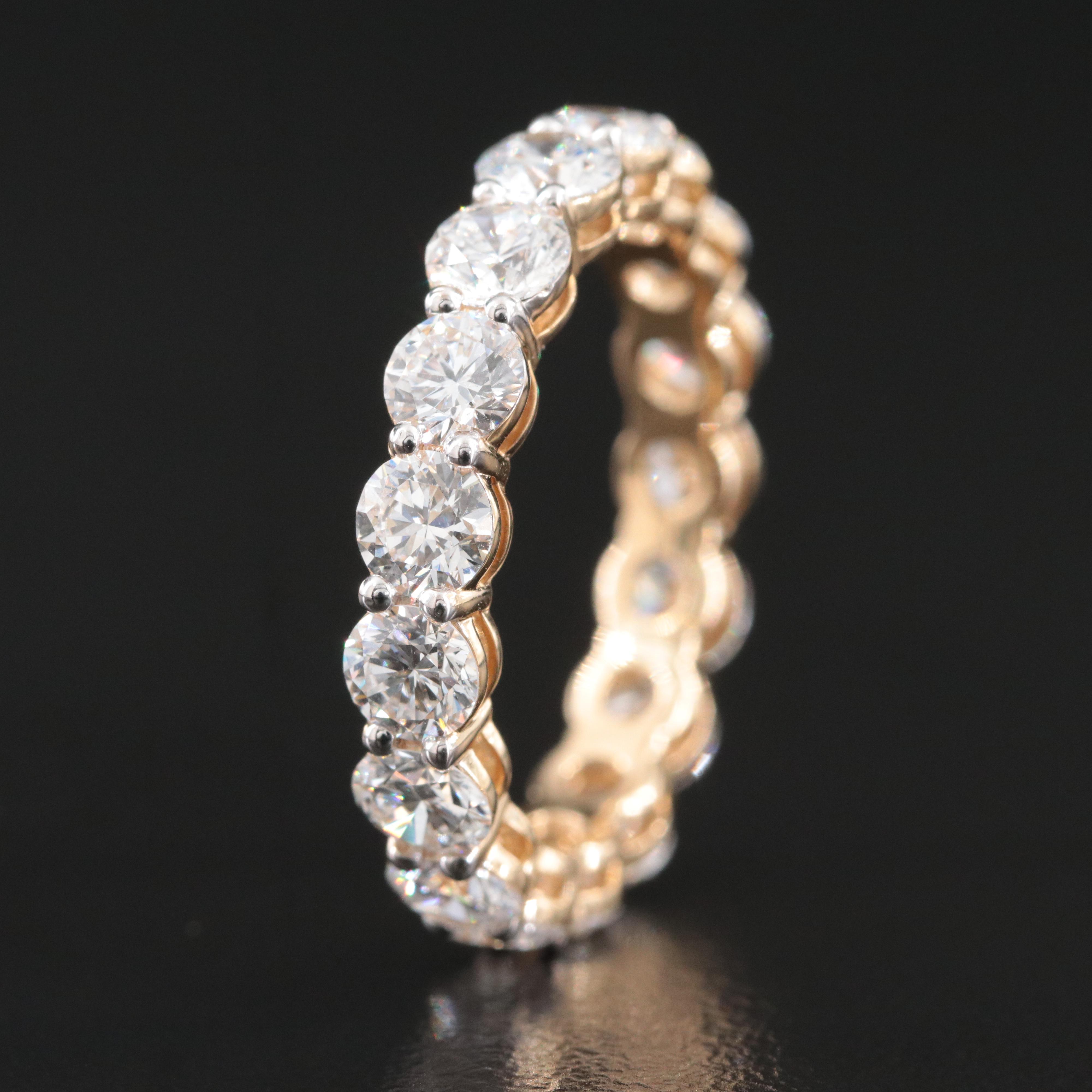 14K 3.37 CTW Lab Grown Diamond Eternity Band
