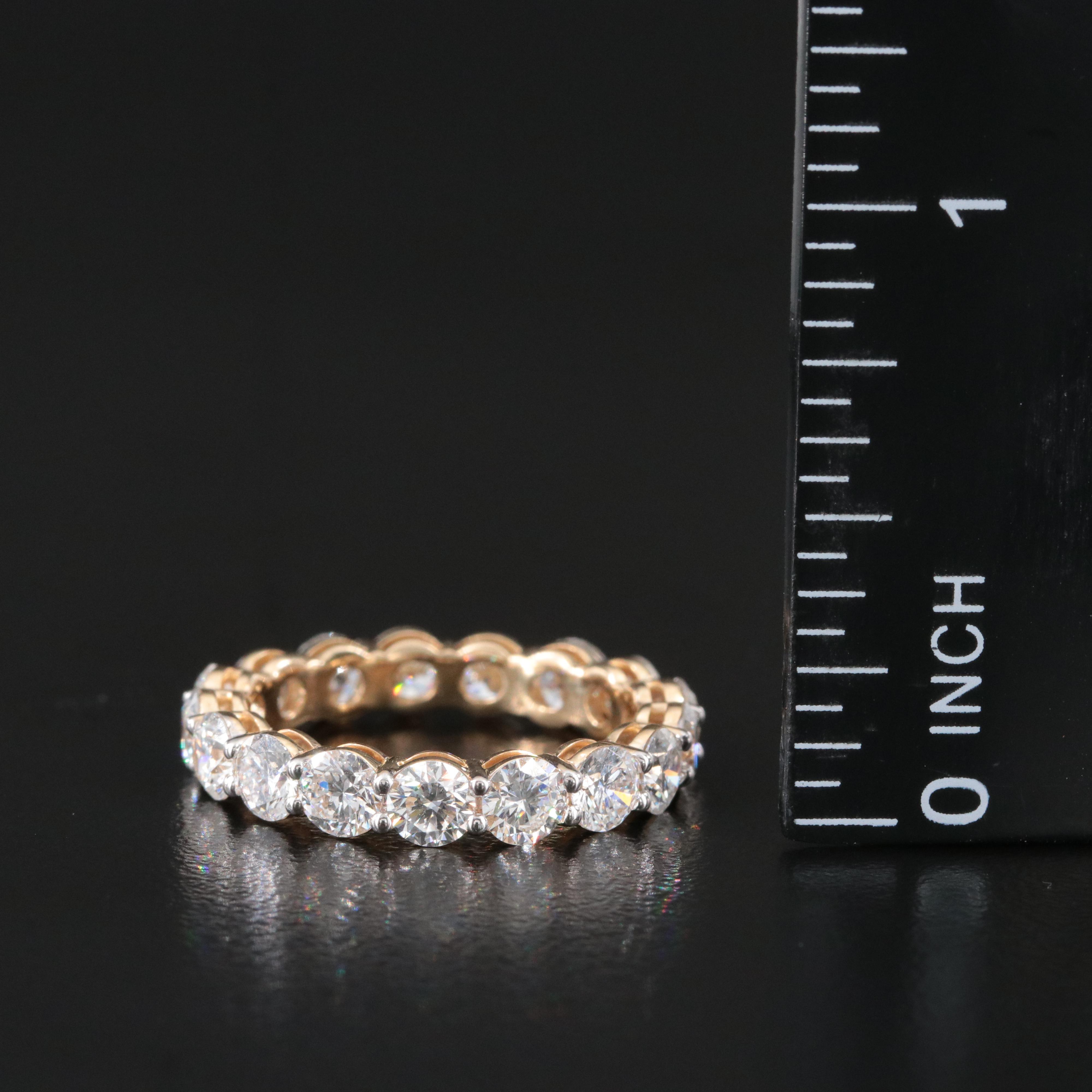 14K 3.37 CTW Lab Grown Diamond Eternity Band