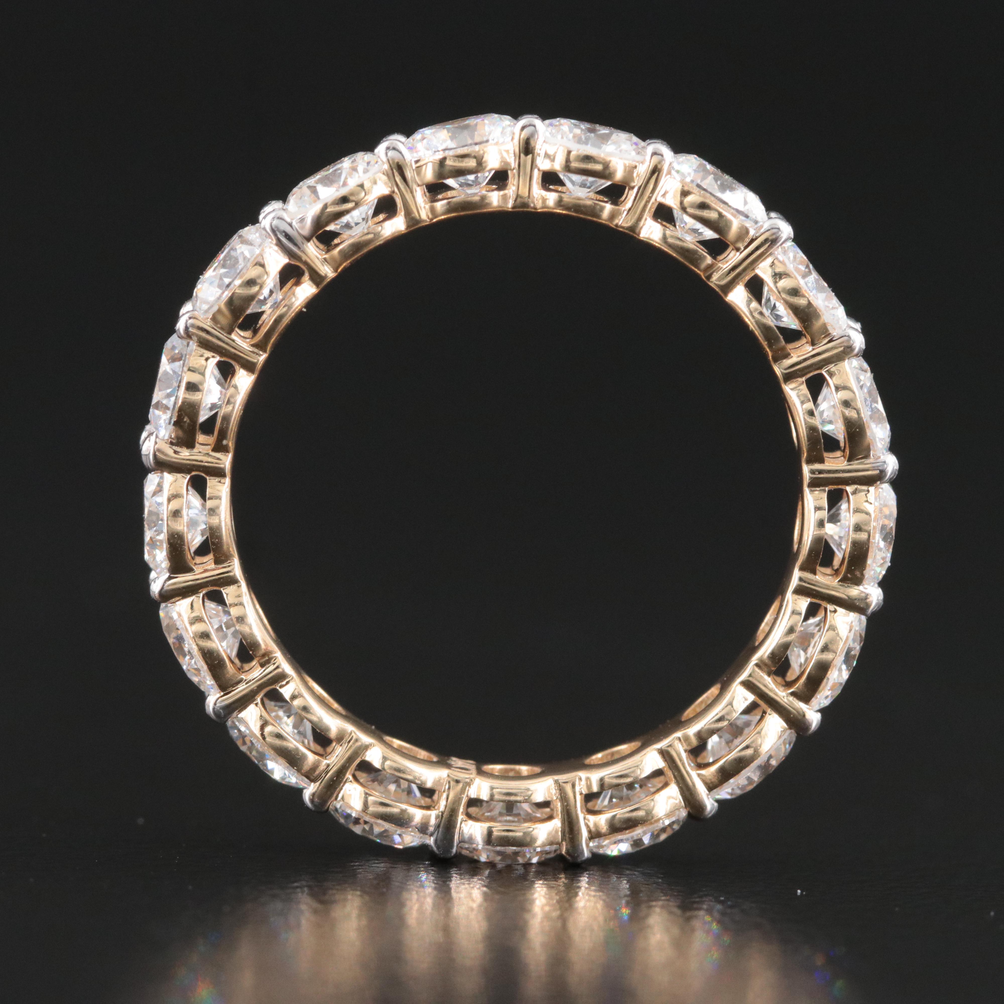 14K 3.37 CTW Lab Grown Diamond Eternity Band