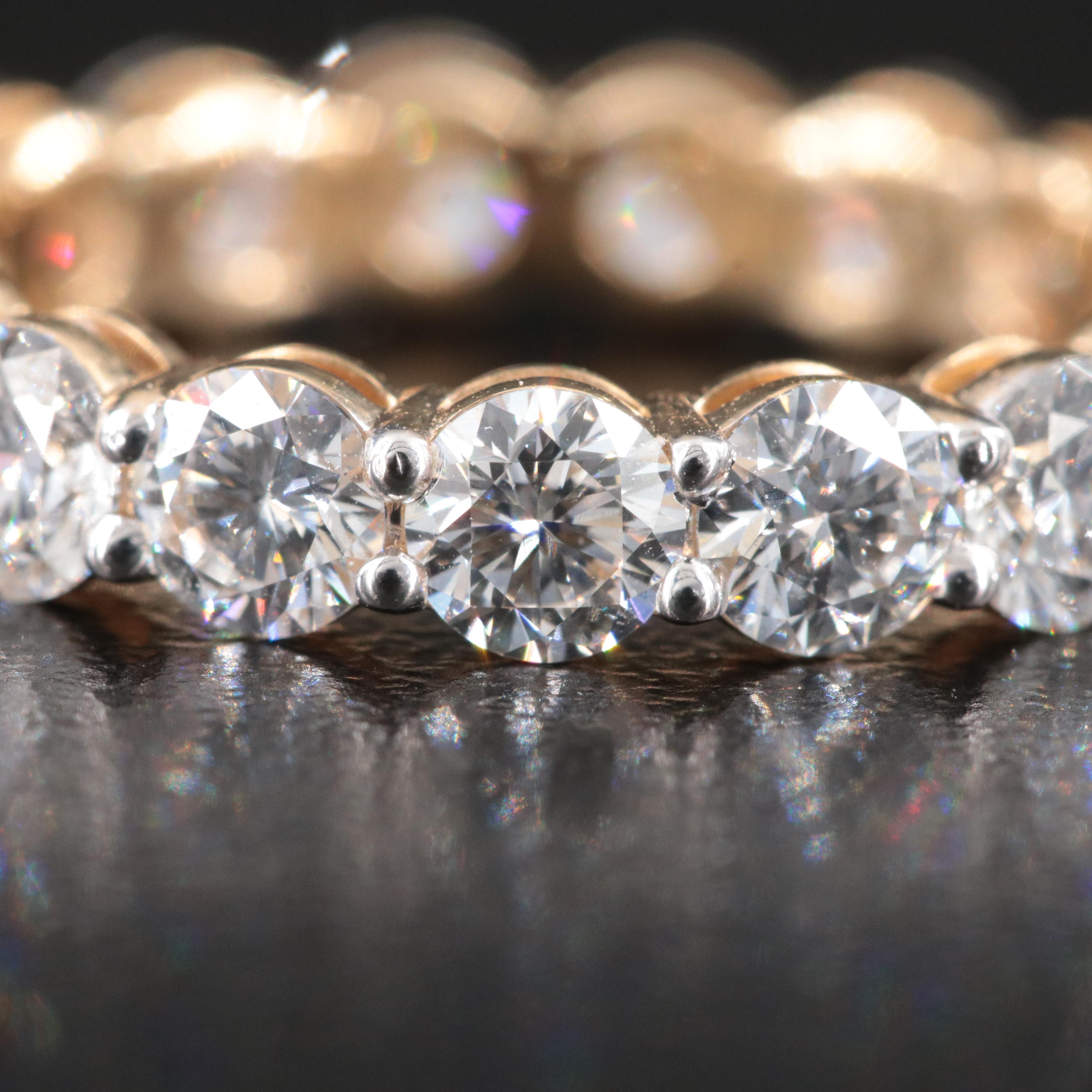 14K 3.37 CTW Lab Grown Diamond Eternity Band