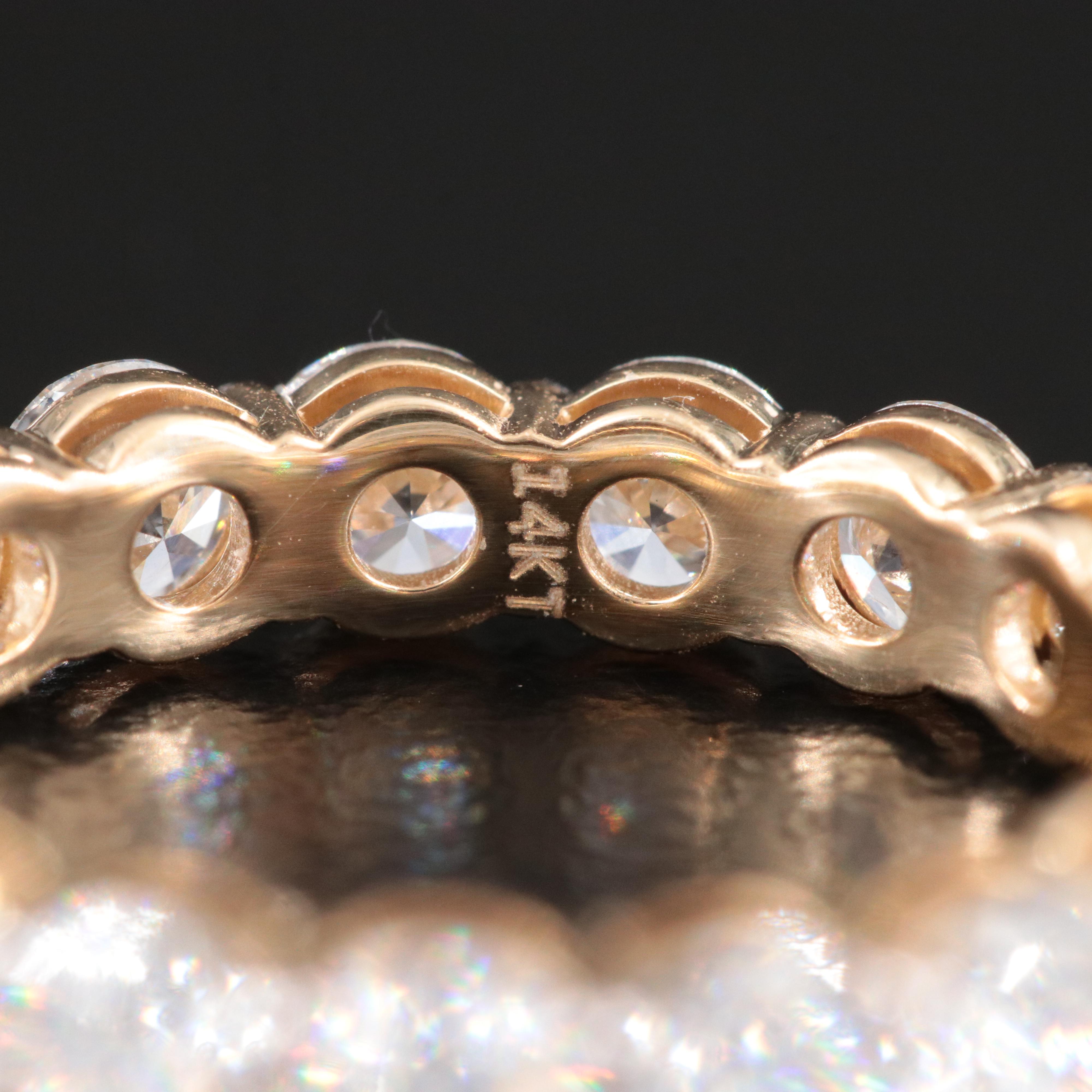 14K 3.37 CTW Lab Grown Diamond Eternity Band
