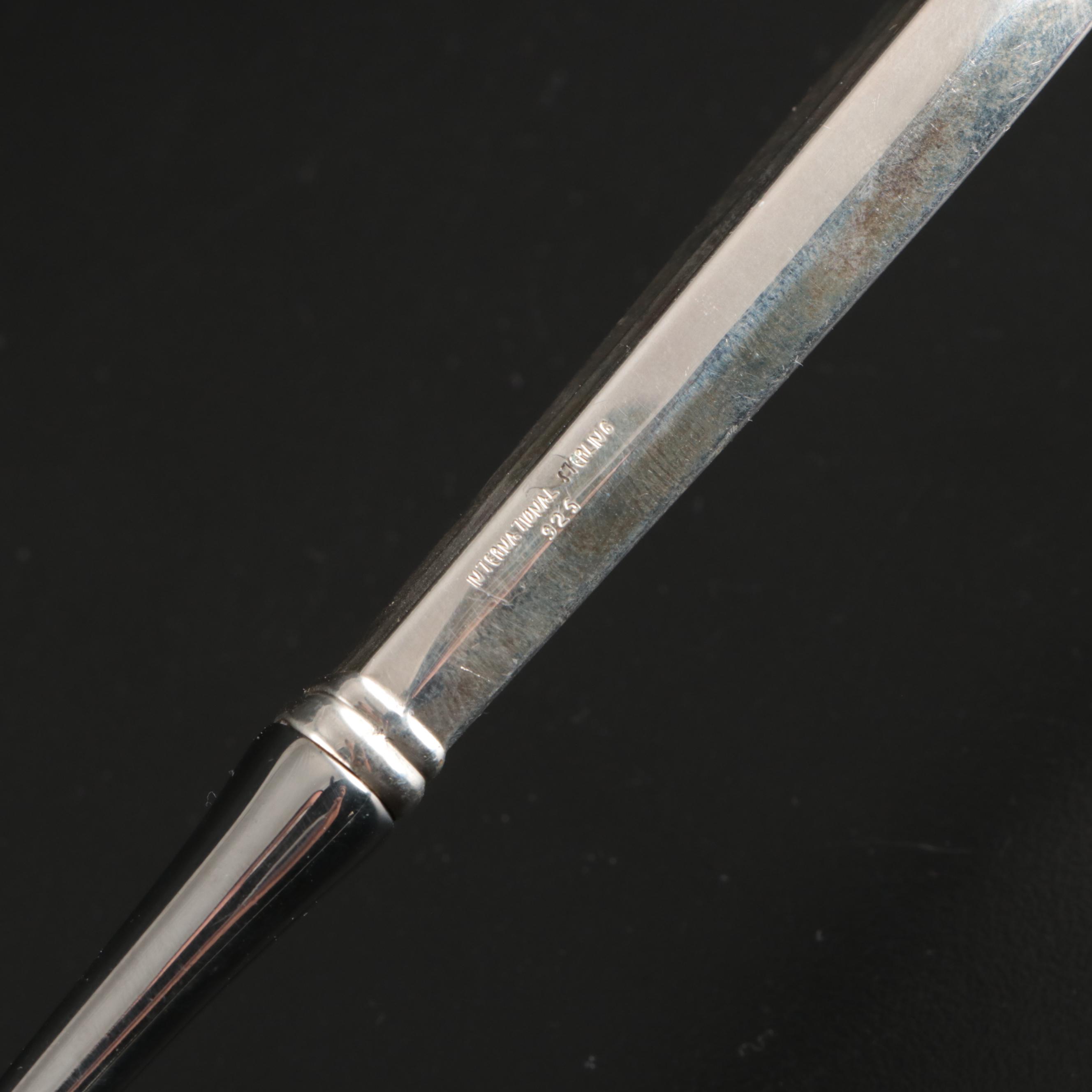 International Silver Co. "Royal Danish" Sterling Silver Handled Casserole Server