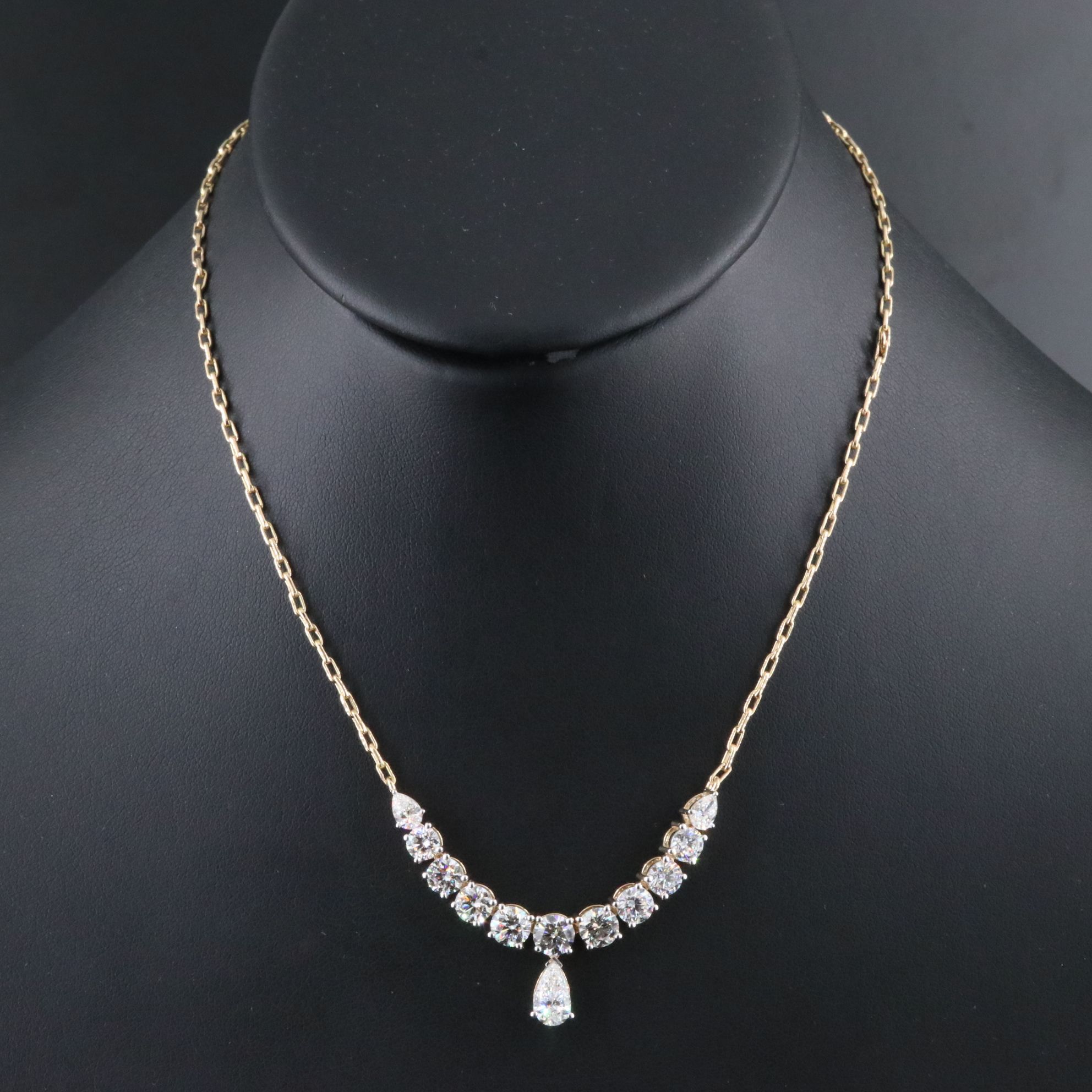 14K 5.60 CTW Lab Grown Diamond Necklace