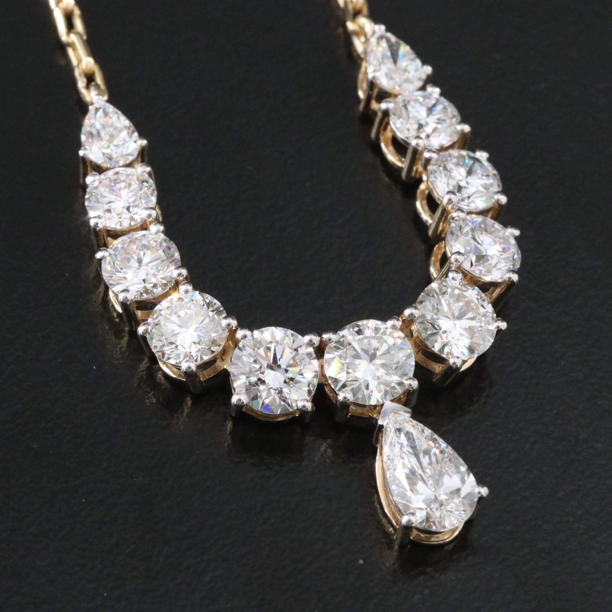 14K 5.60 CTW Lab Grown Diamond Necklace
